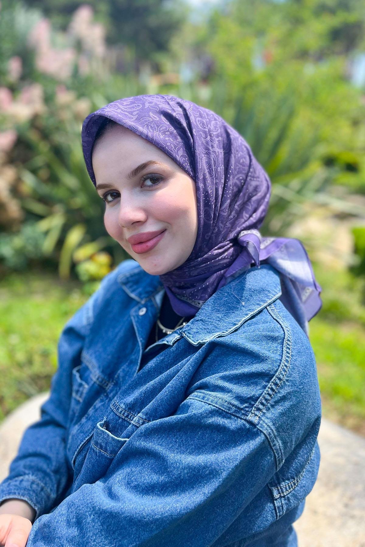 Sultan Fresh Pamuk Eşarp - Mono Şal Deseni - SFE010-05