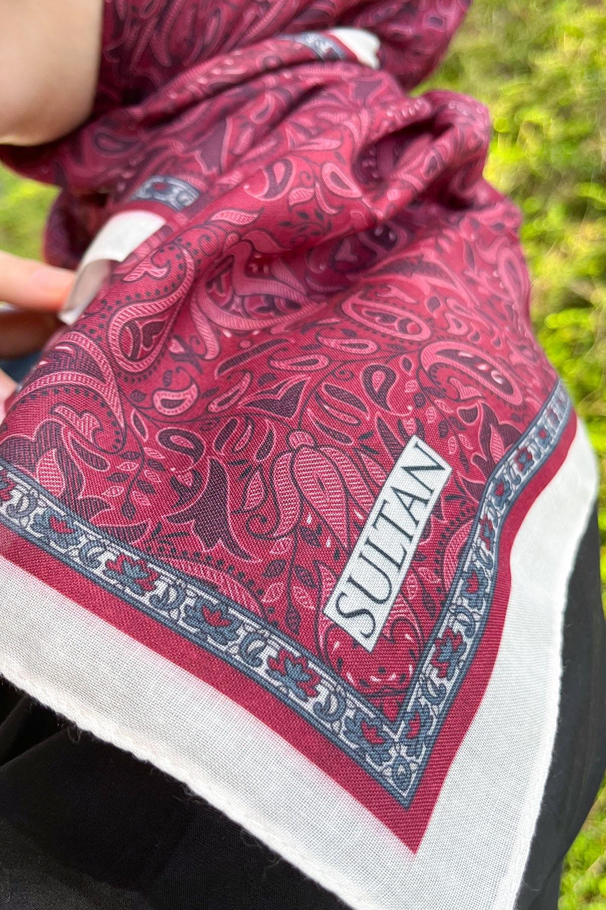 Sultan Fresh Pamuk Eşarp - Mono Şal Deseni - SFE010-01