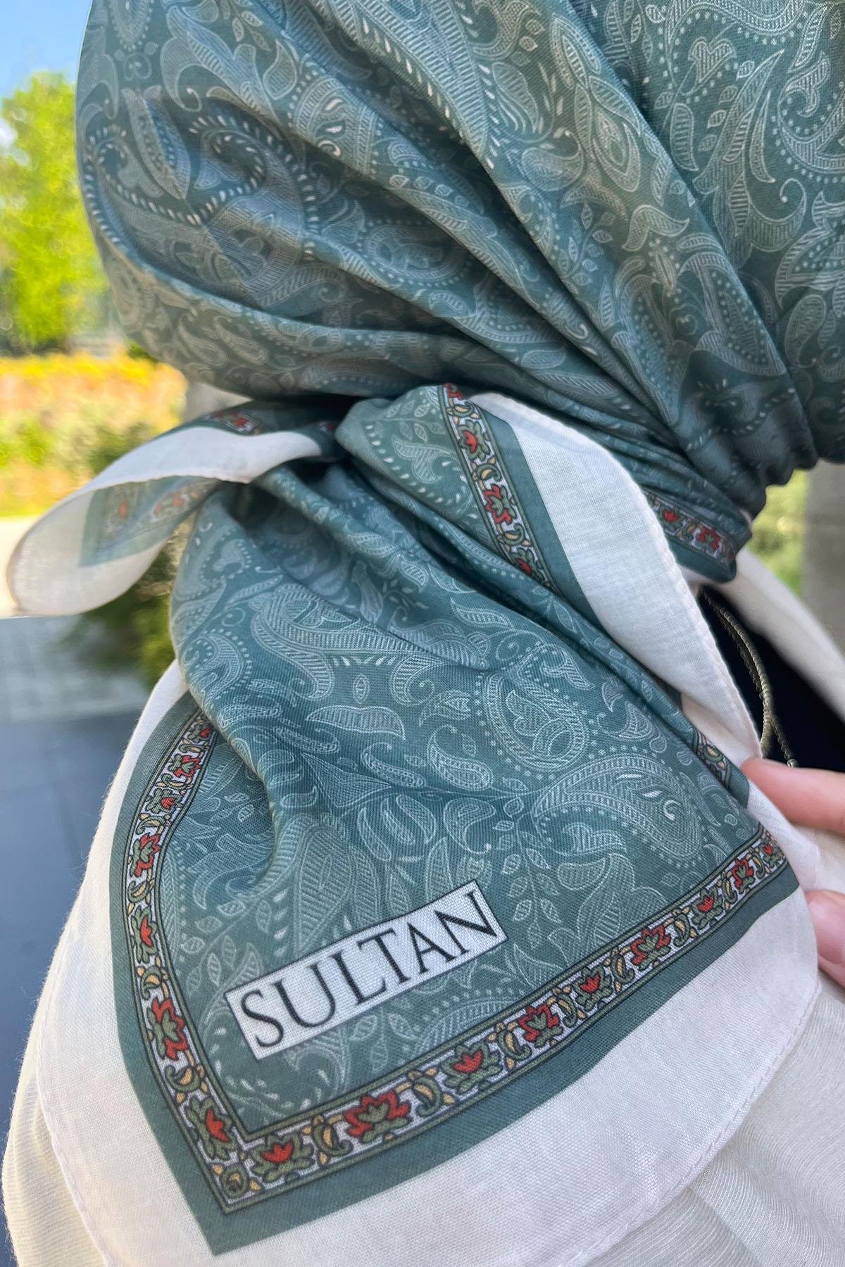 Sultan Fresh Pamuk Eşarp - Mono Şal Deseni - SFE010-07