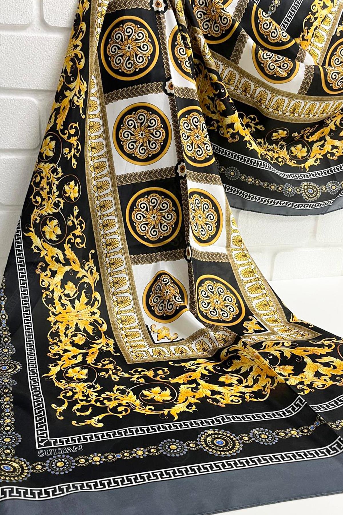 Sultan İpeksi Şal - SLT2853-01 - İthal Desen