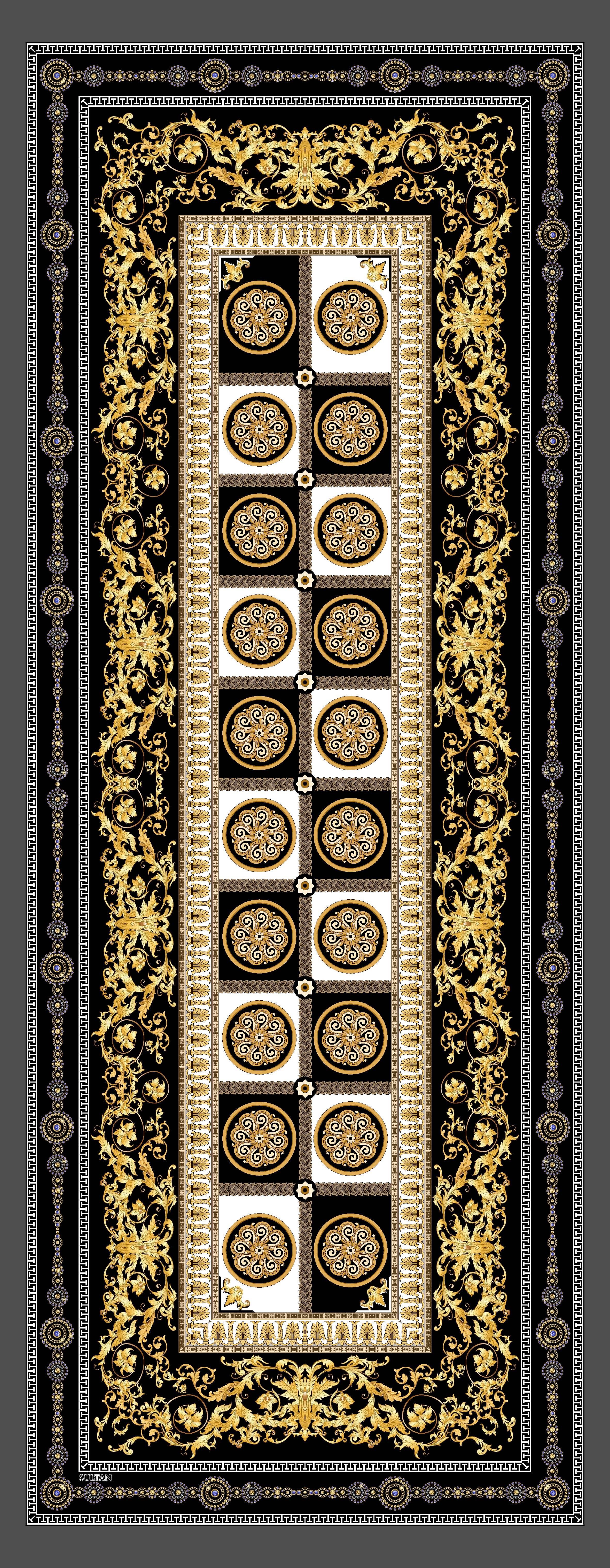 Sultan İpeksi Şal - SLT2853-01 - İthal Desen