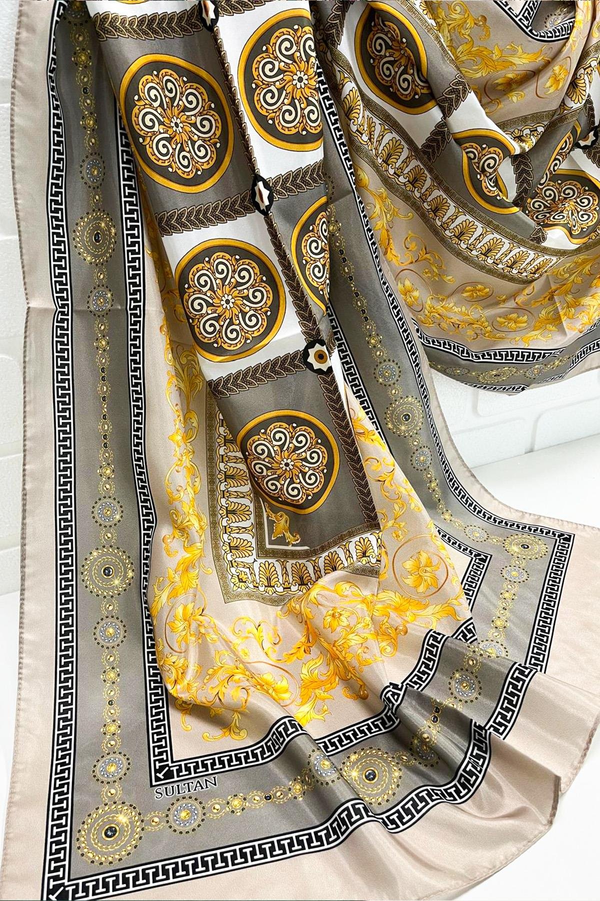 Sultan İpeksi Şal - SLT2853-05 - İthal Desen