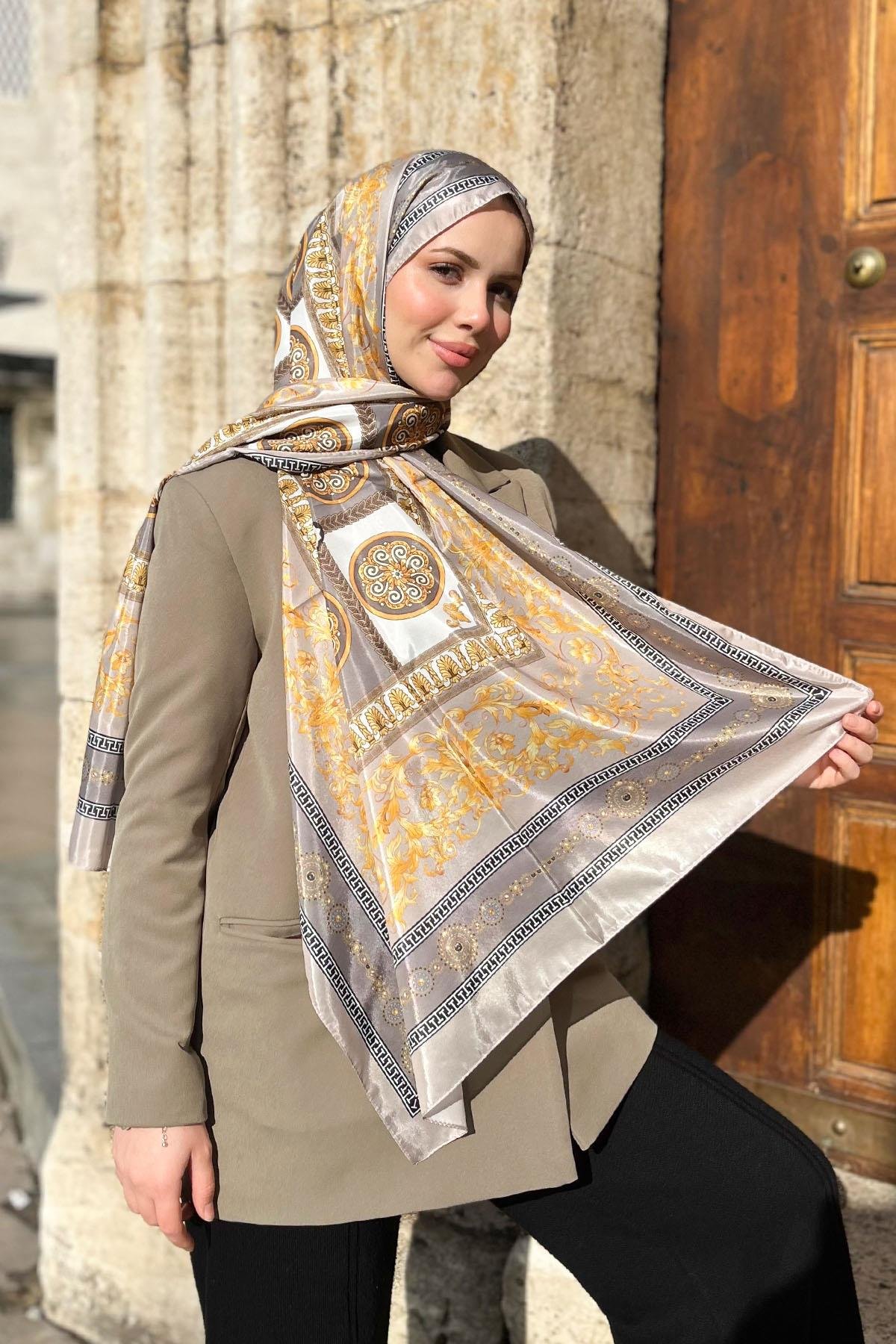 Sultan İpeksi Şal - SLT2853-05 - İthal Desen
