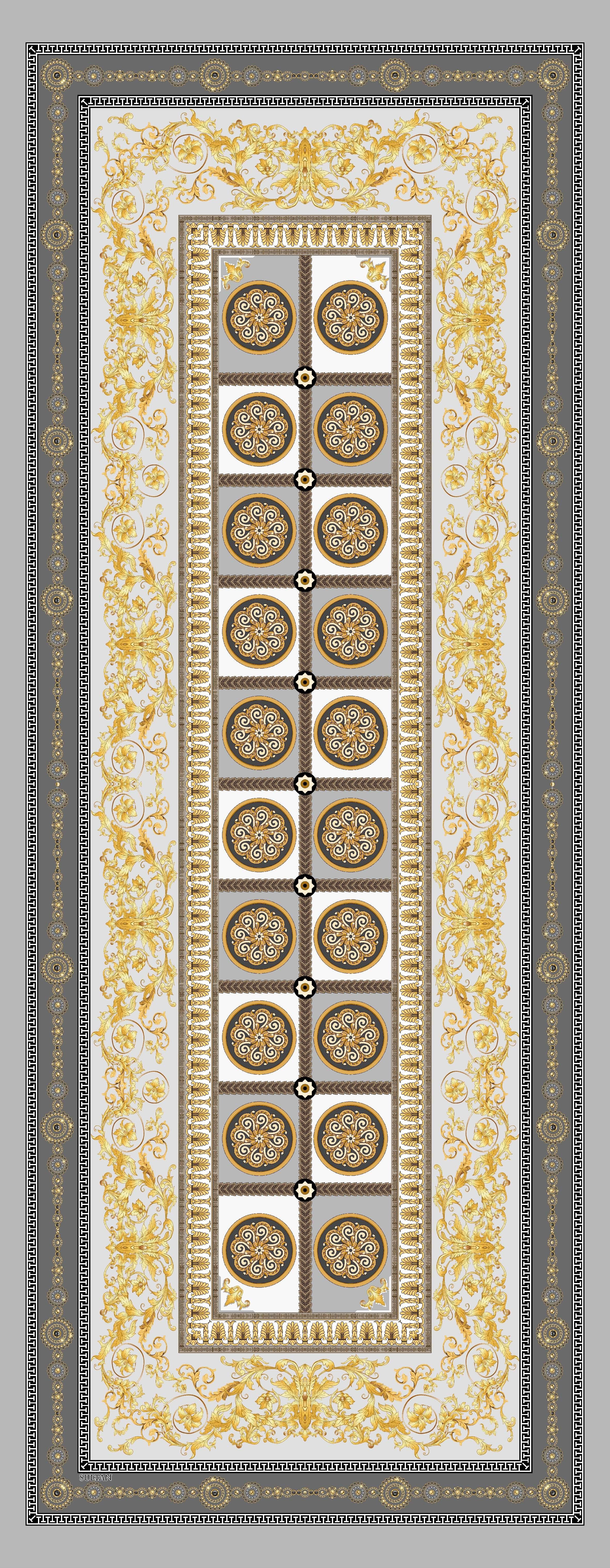 Sultan İpeksi Şal - SLT2853-10 - İthal Desen