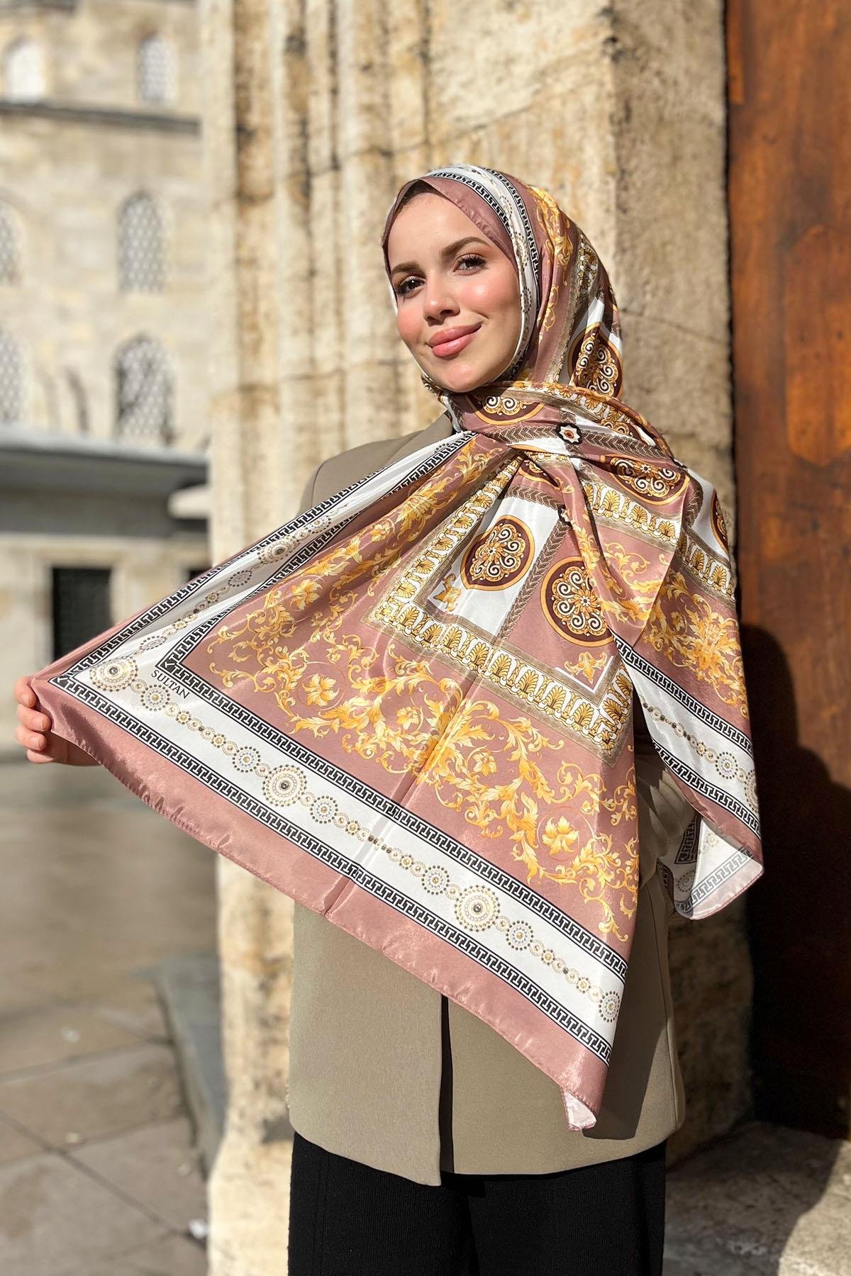 Sultan İpeksi Şal - SLT2853-11 - İthal Desen