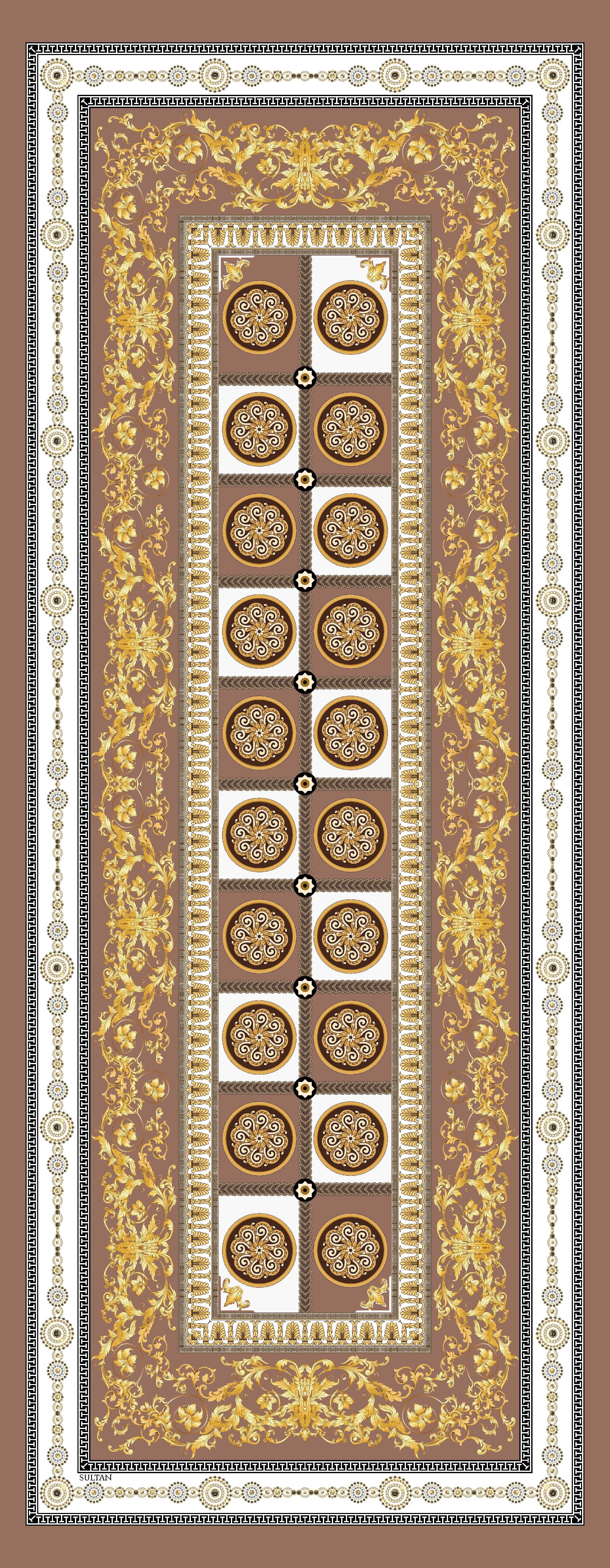 Sultan İpeksi Şal - SLT2853-11 - İthal Desen