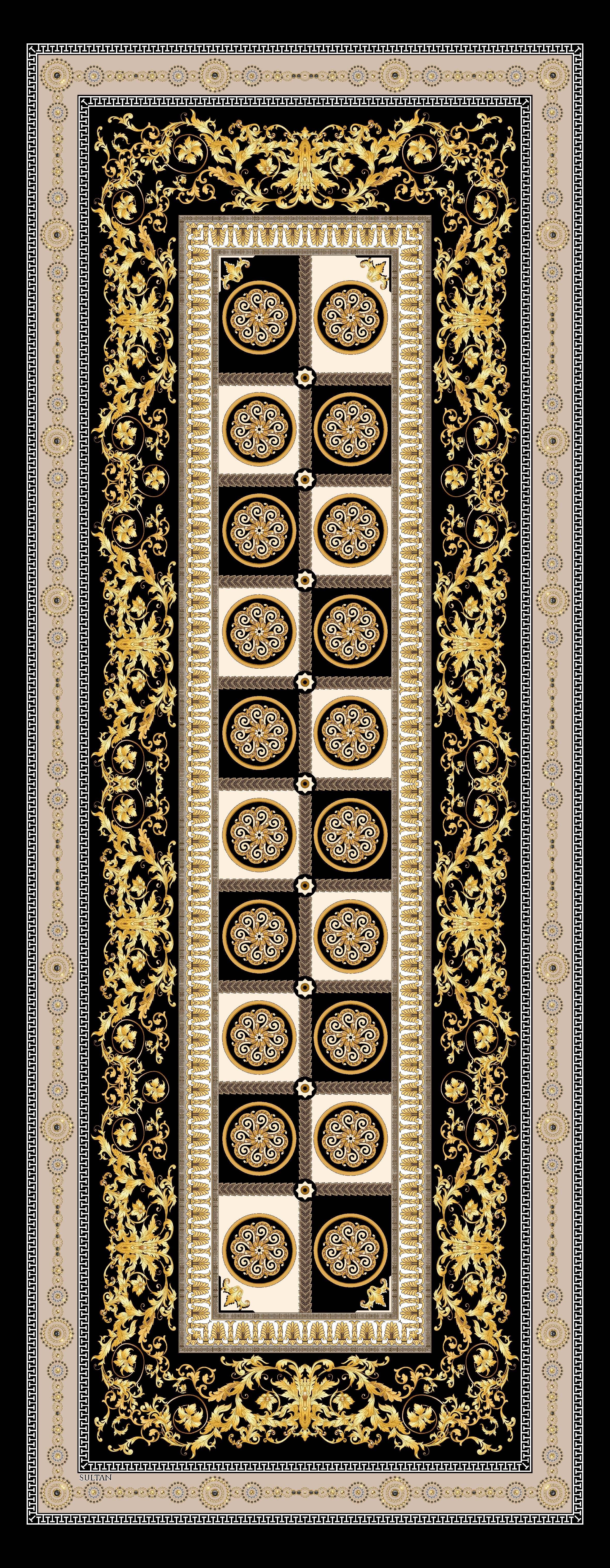 Sultan İpeksi Şal - SLT2853-16 - İthal Desen