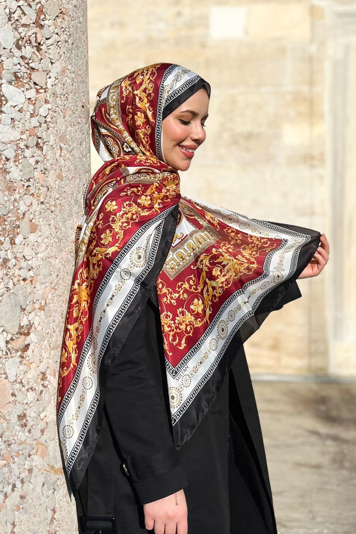 Sultan İpeksi Şal - SLT2853-20 - İthal Desen