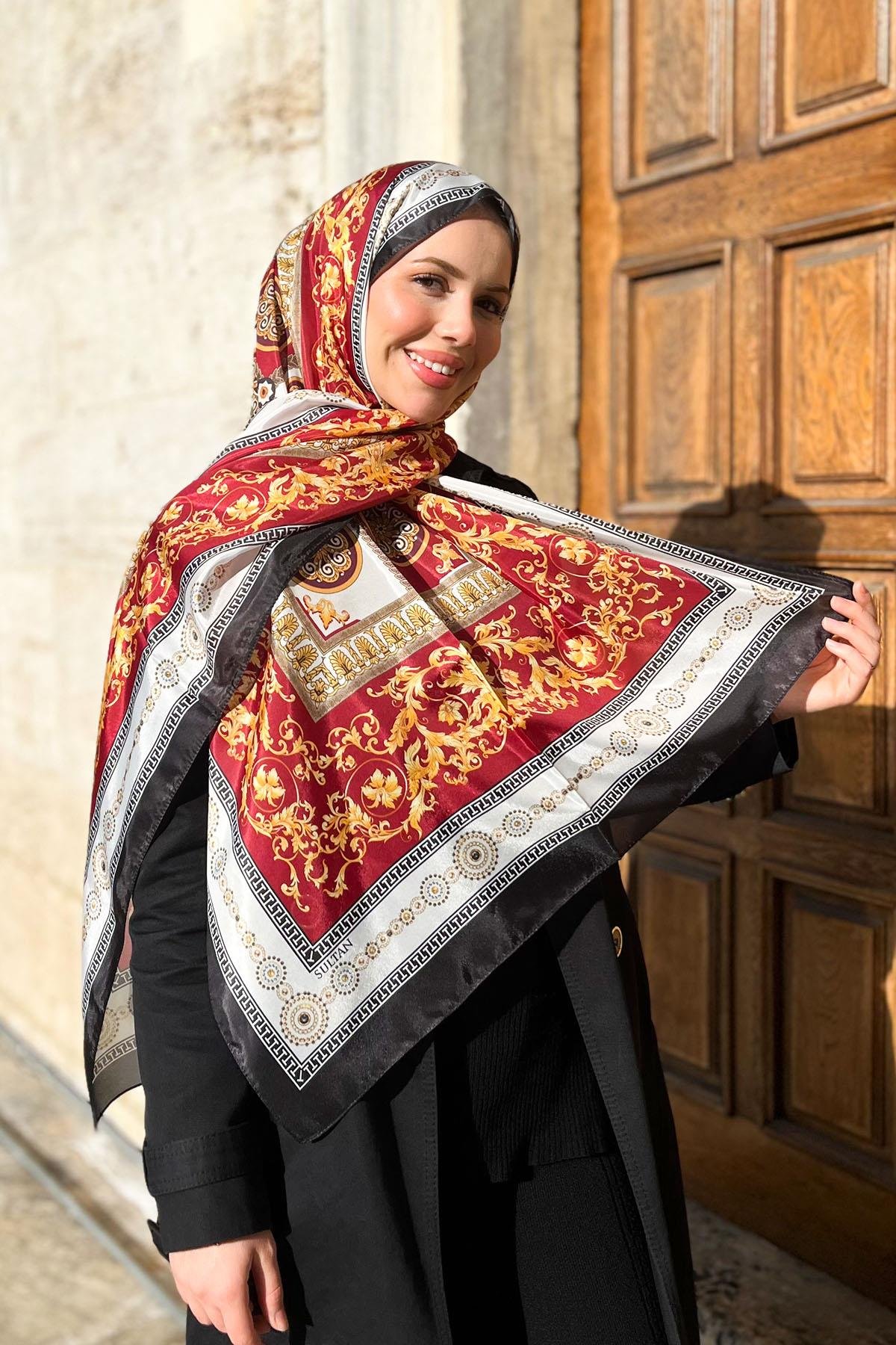 Sultan İpeksi Şal - SLT2853-20 - İthal Desen