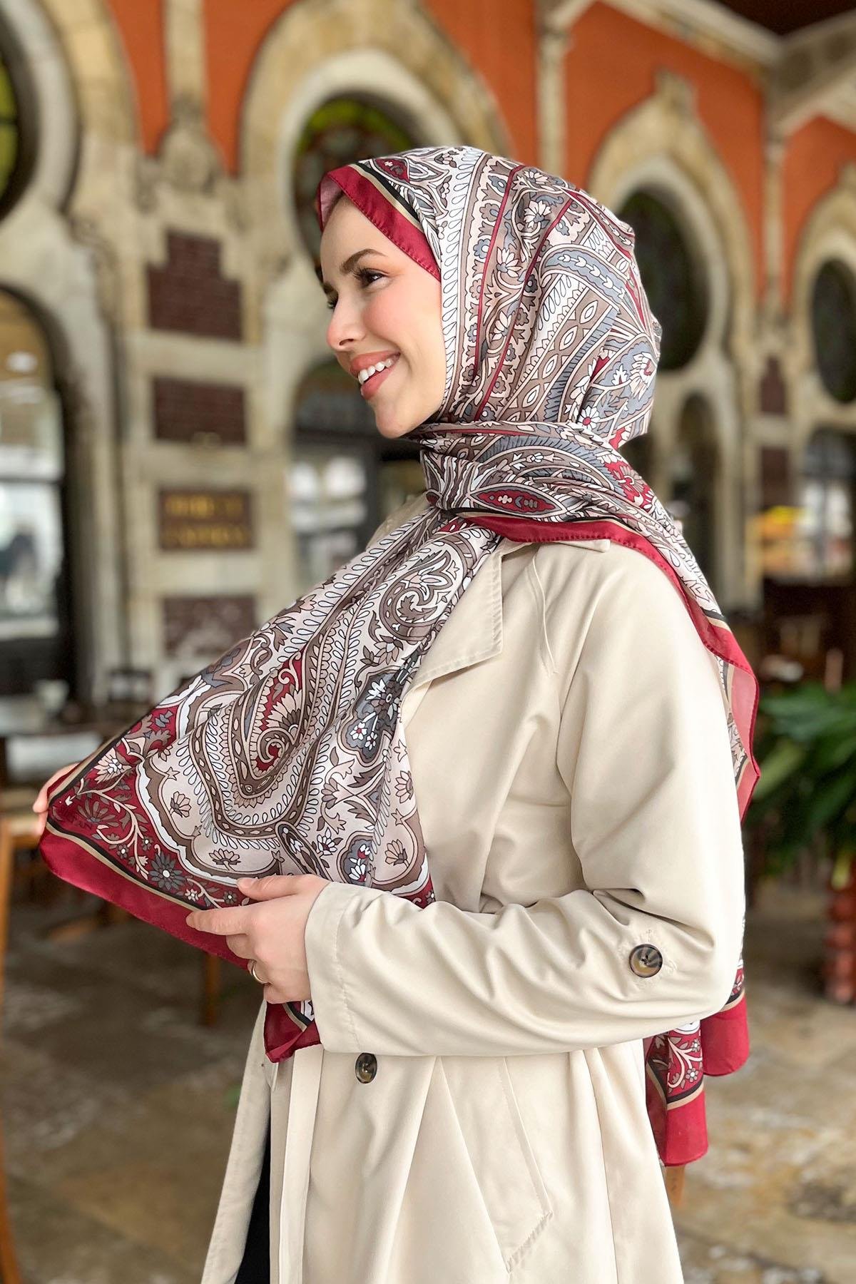 Sultan İpeksi Şal - SLT2892-13 - Şal Desen