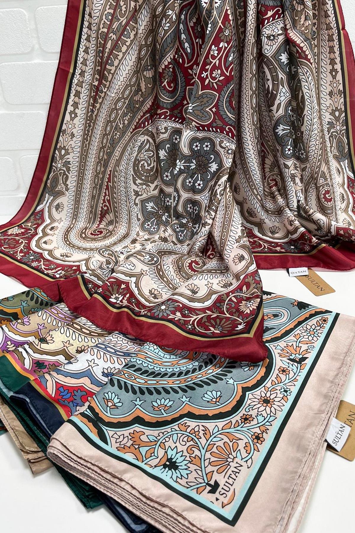 Sultan İpeksi Şal - SLT2892-13 - Şal Desen