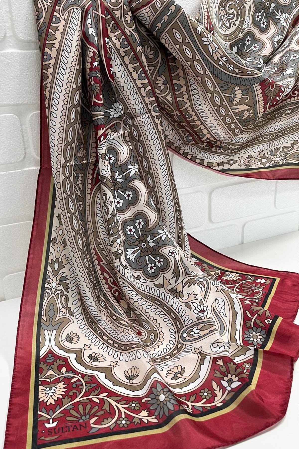 Sultan İpeksi Şal - SLT2892-13 - Şal Desen