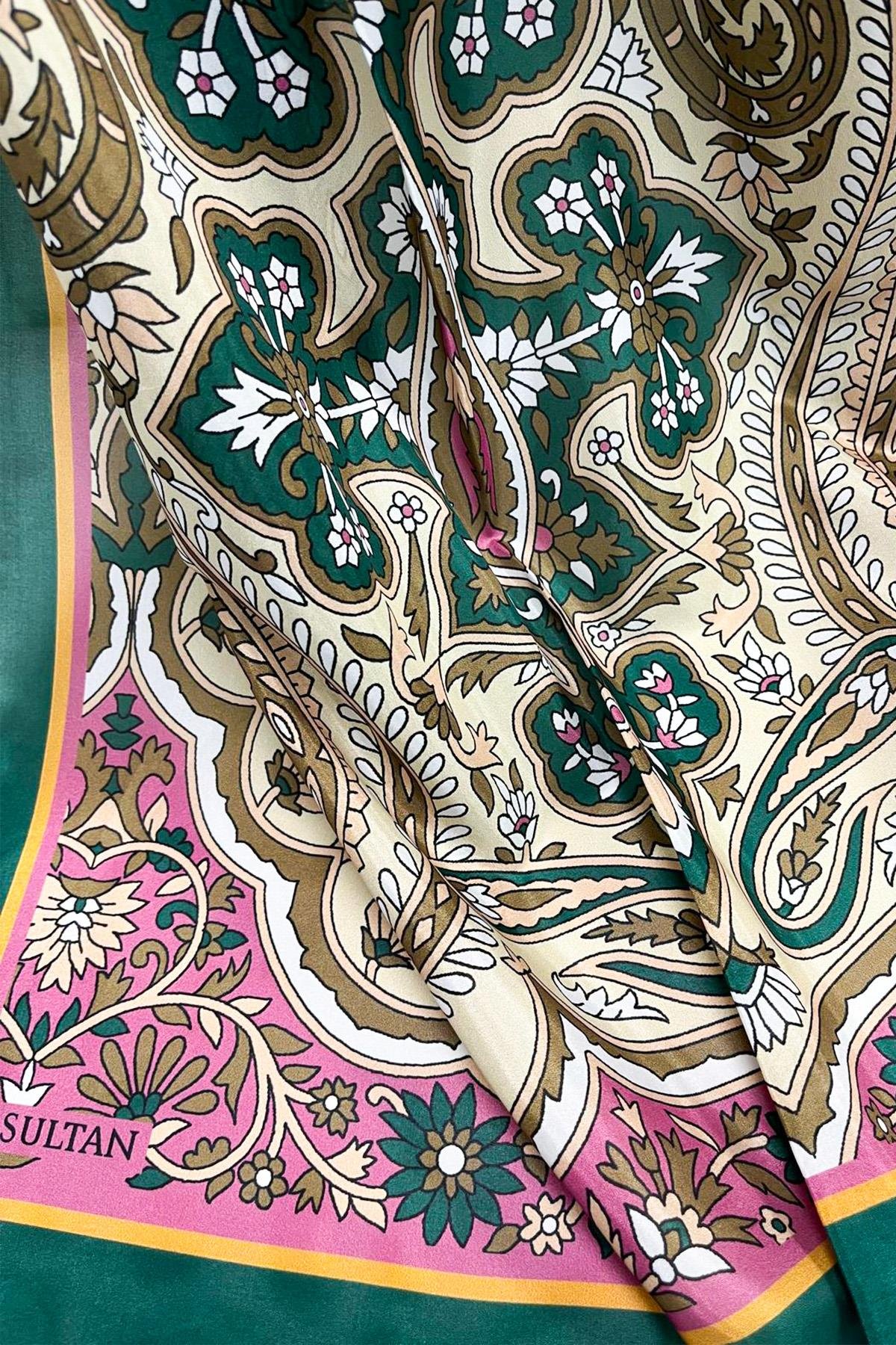 Sultan İpeksi Şal - SLT2892-15 - Şal Desen