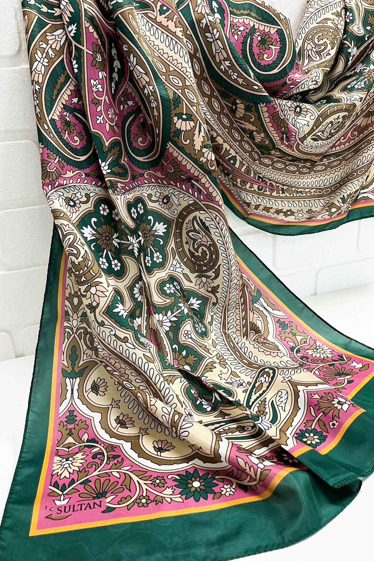 Sultan İpeksi Şal - SLT2892-15 - Şal Desen