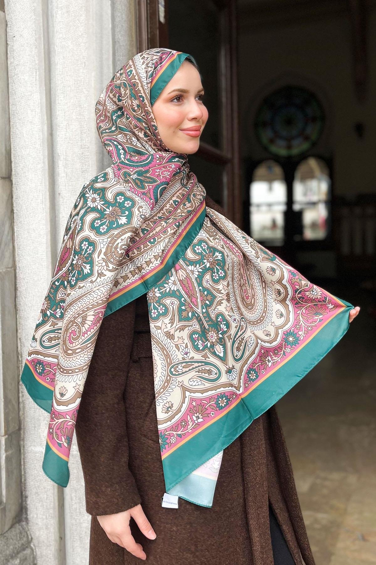 Sultan İpeksi Şal - SLT2892-15 - Şal Desen