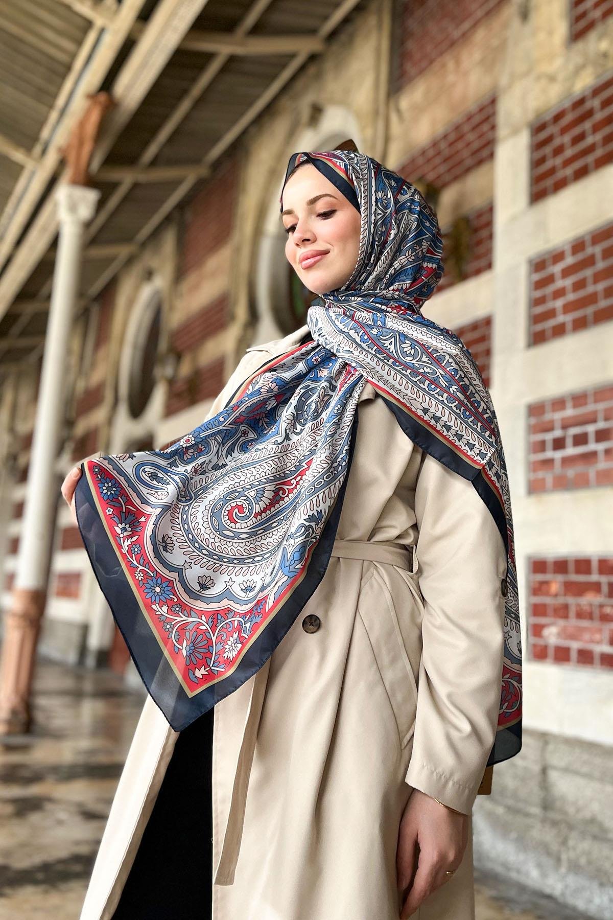 Sultan İpeksi Şal - SLT2892-19 - Şal Desen