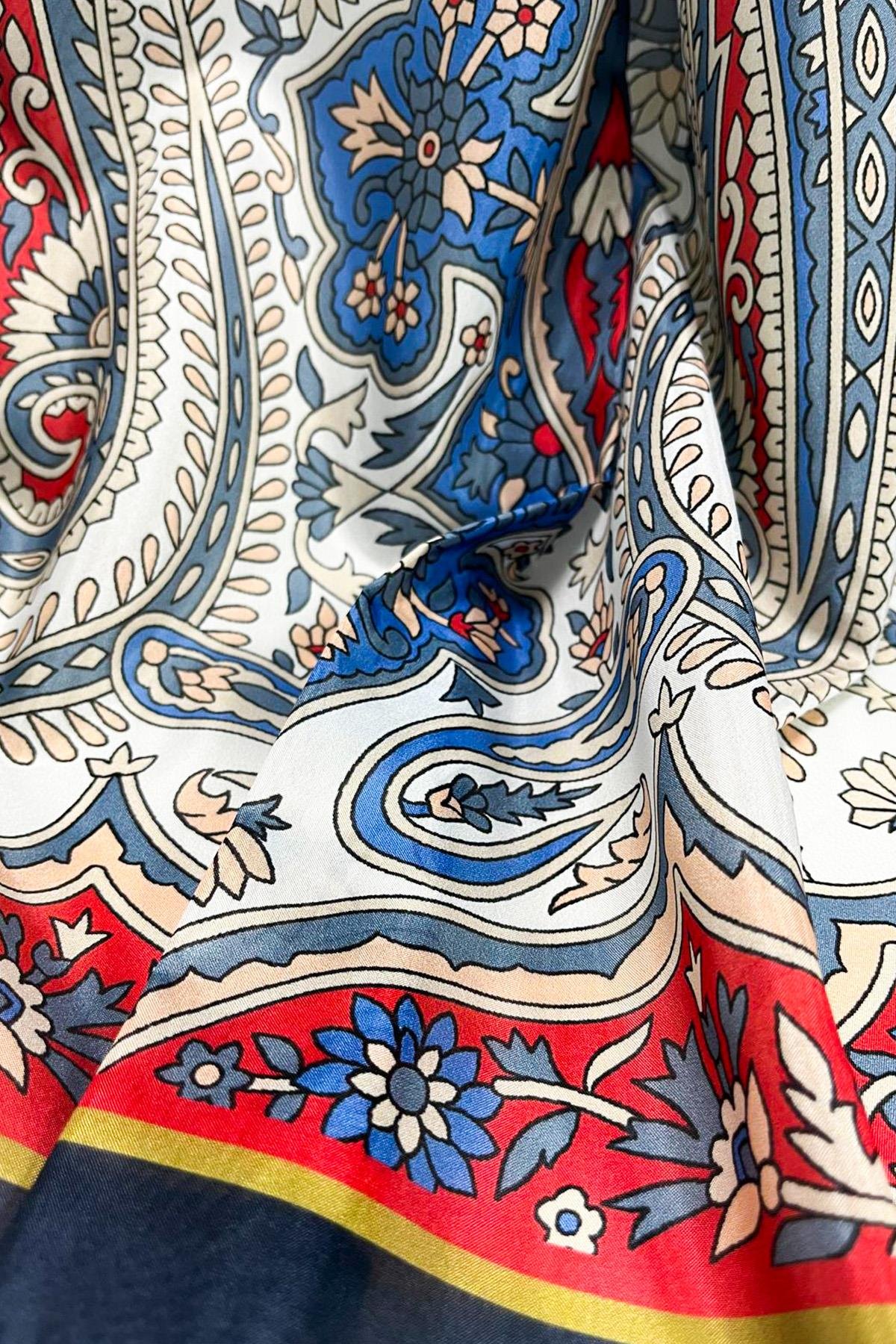 Sultan İpeksi Şal - SLT2892-19 - Şal Desen