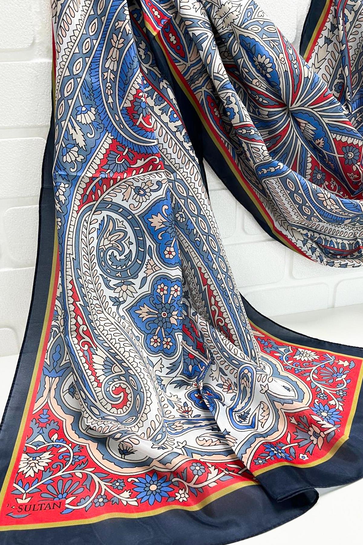 Sultan İpeksi Şal - SLT2892-19 - Şal Desen