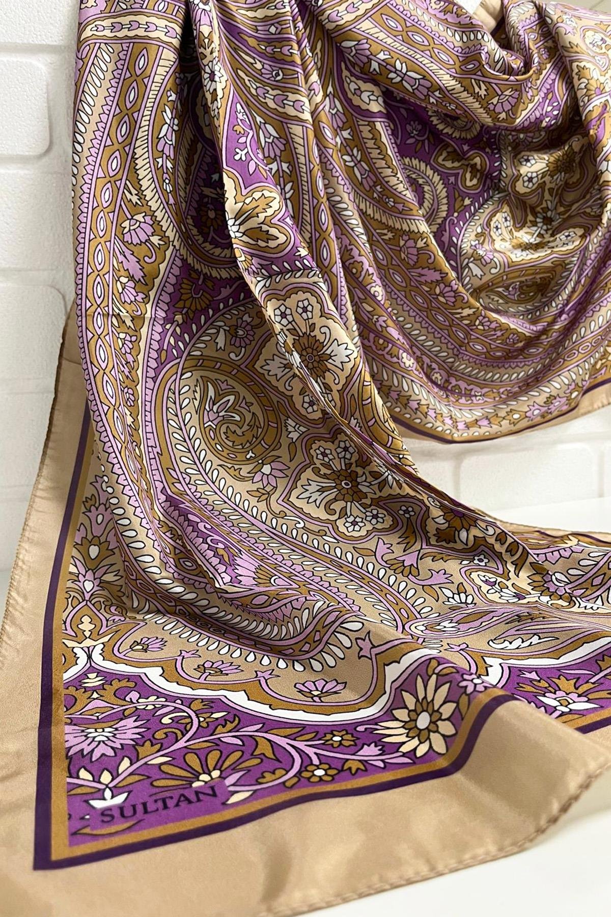 Sultan İpeksi Şal - SLT2892-22 - Şal Desen