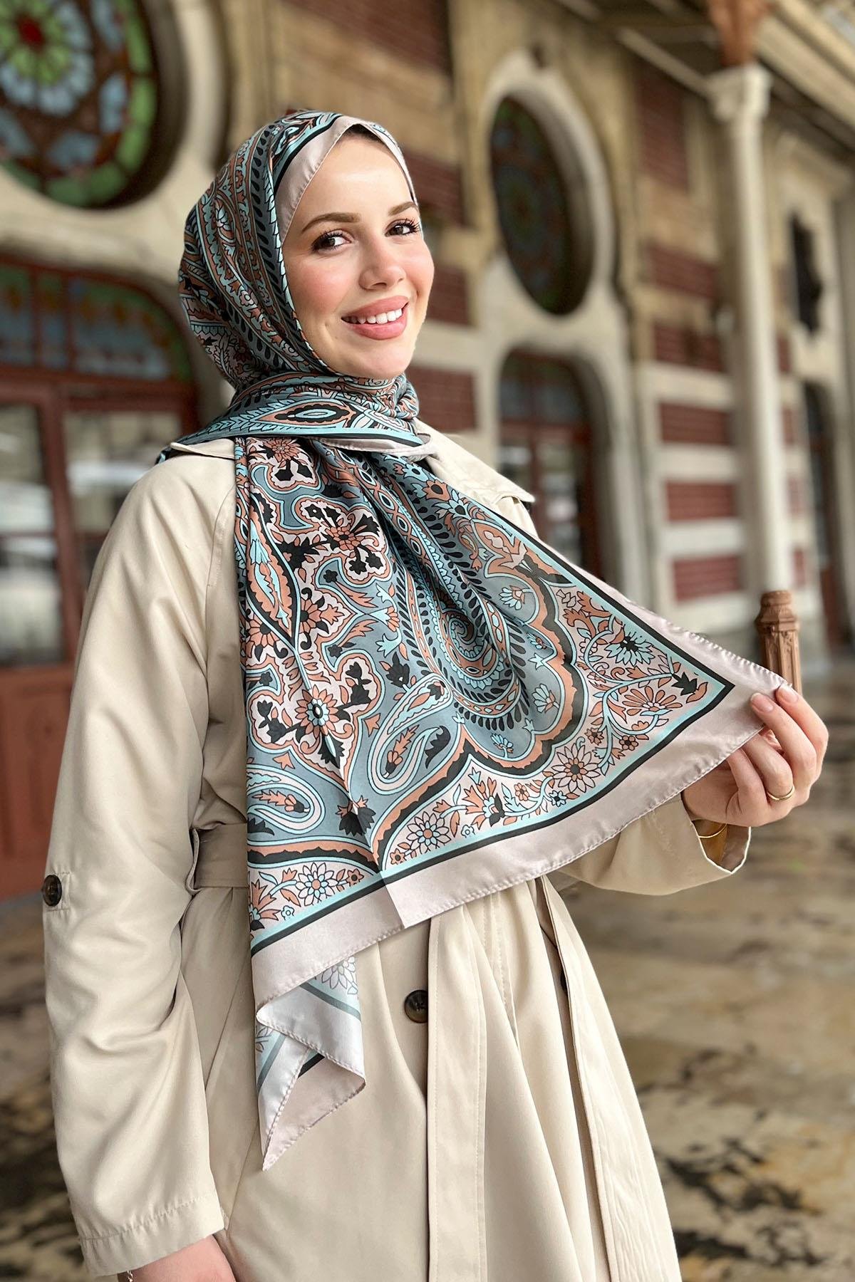 Sultan İpeksi Şal - SLT2892-25 - Şal Desen