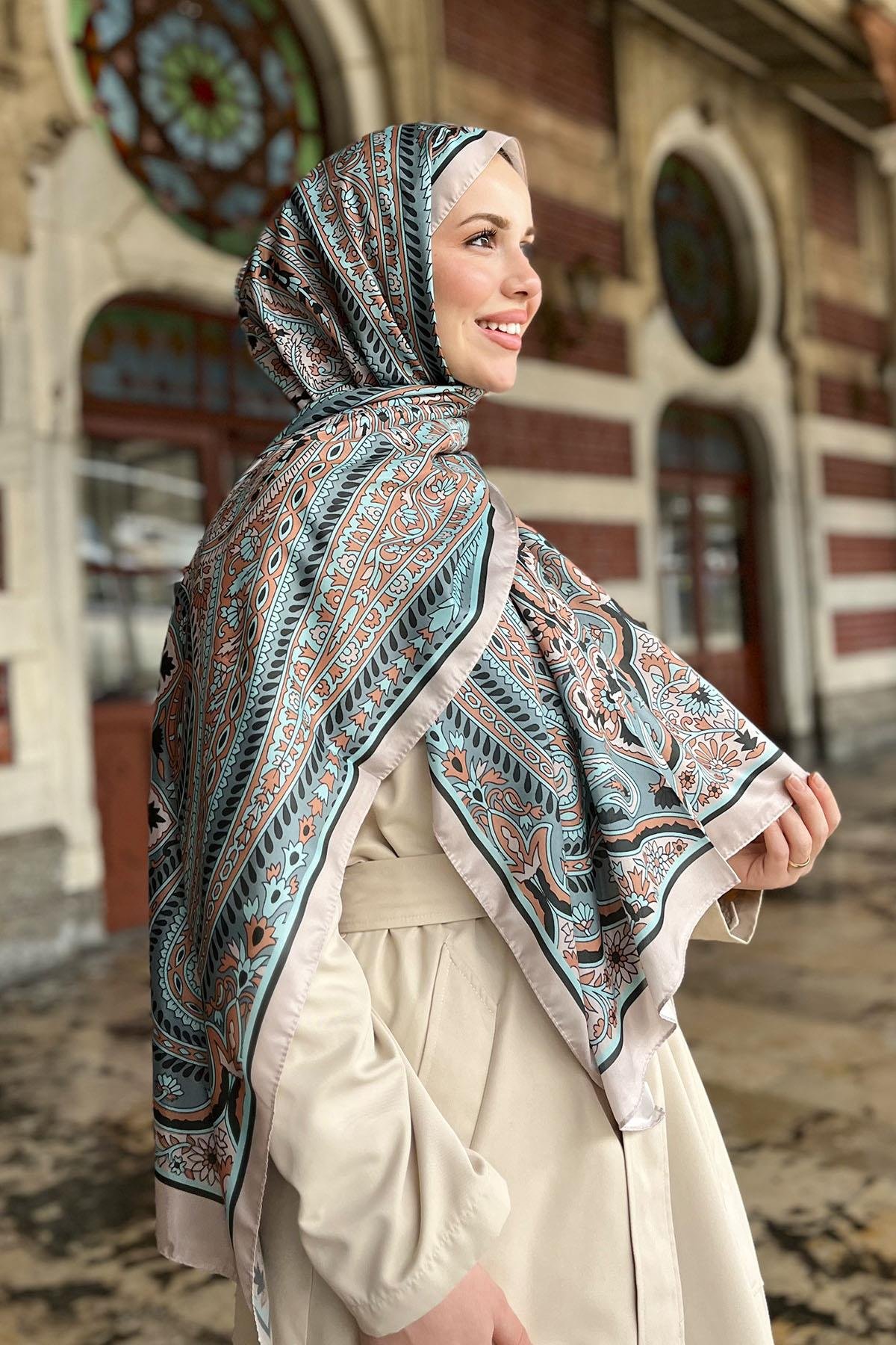 Sultan İpeksi Şal - SLT2892-25 - Şal Desen