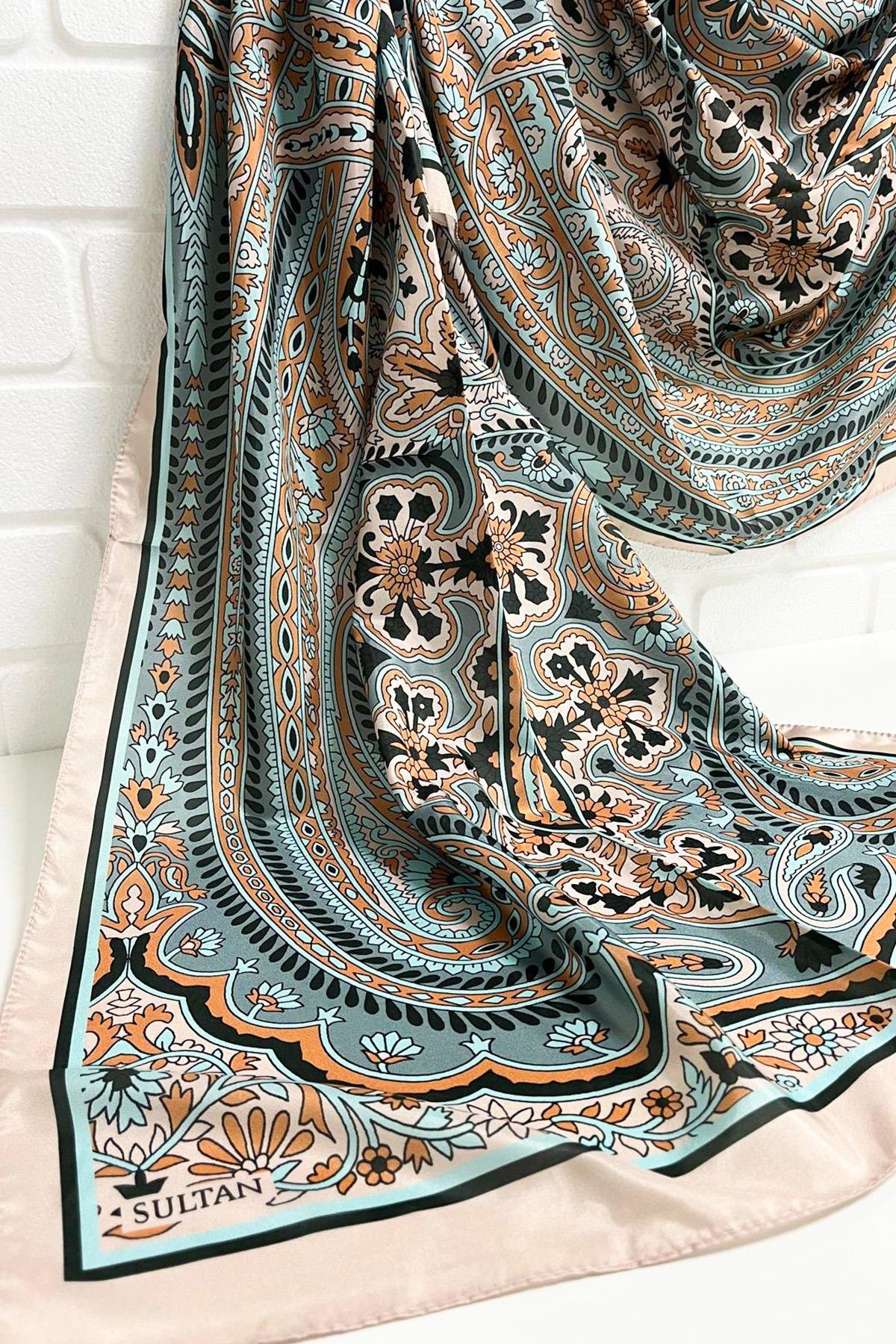 Sultan İpeksi Şal - SLT2892-25 - Şal Desen