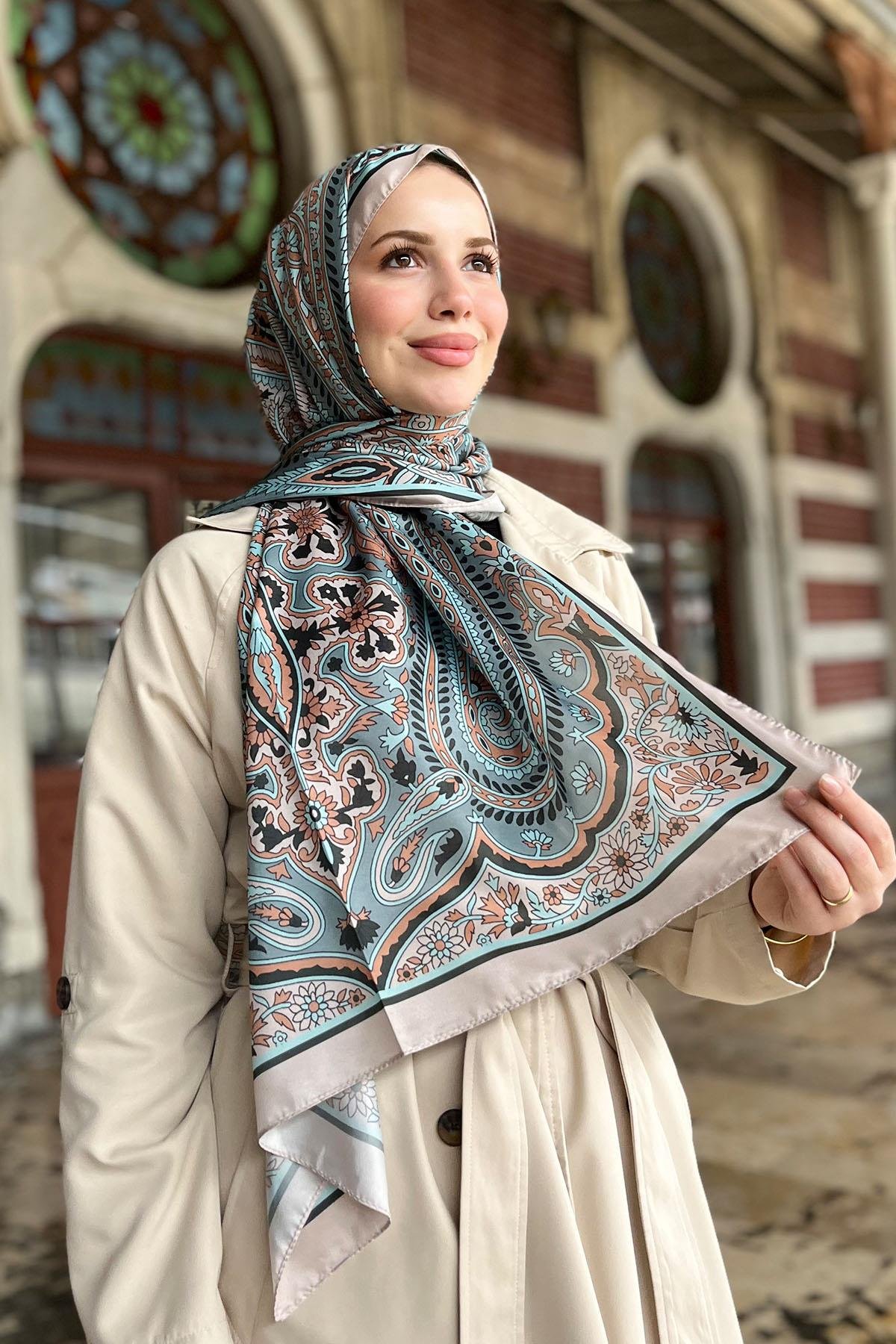 Sultan İpeksi Şal - SLT2892-25 - Şal Desen