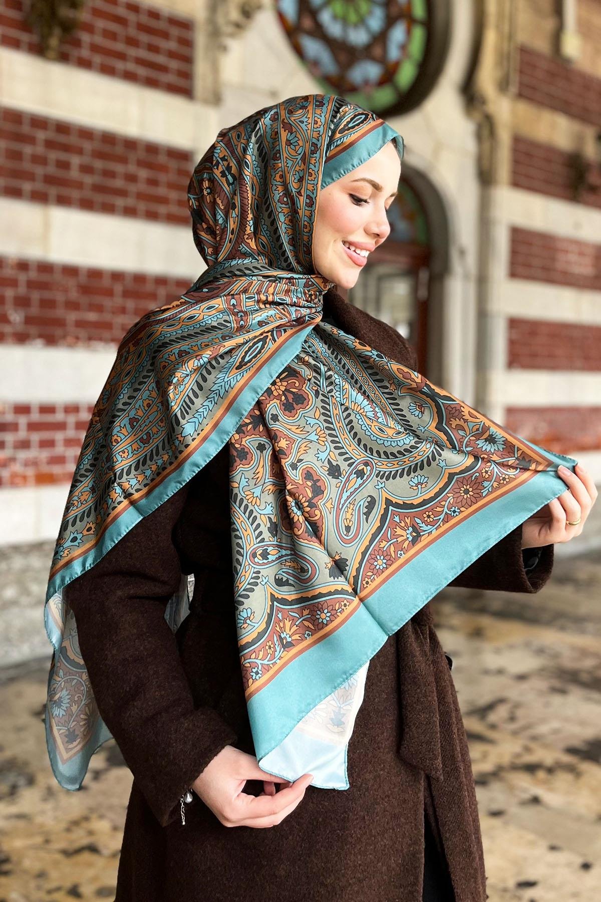 Sultan İpeksi Şal - SLT2892-26 - Şal Desen