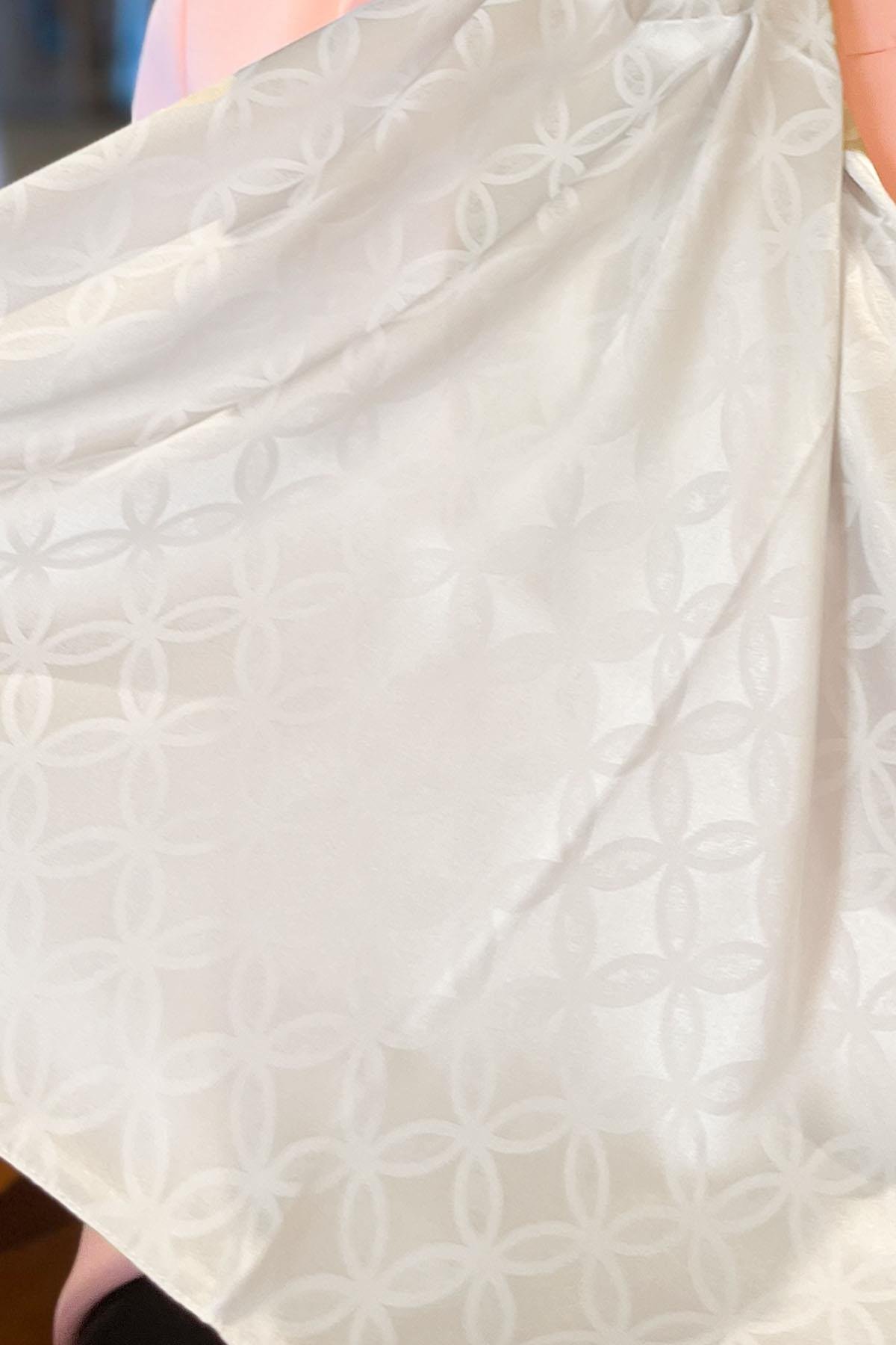 Sultan Jakarlı Şal - Çiçek Desen - SLJ001-05 - Taş Rengi