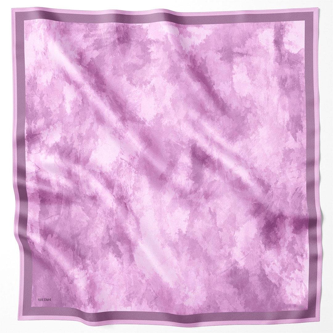 Sultan Kristal Eşarp - Bulut Desen - SKE92 - Lila