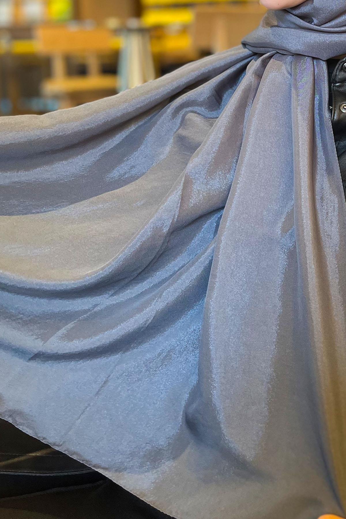 Sultan Vual Şal - Düz Renk - SLV001-07 - Antrasit