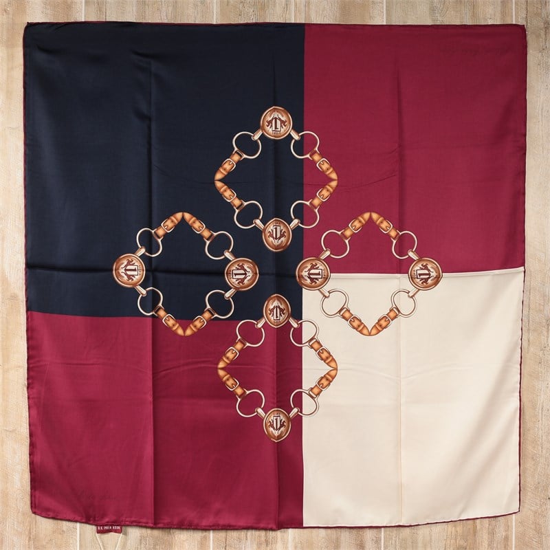 U.S. POLO Twill Poly. Eşarp - 610-4 - Eflatun