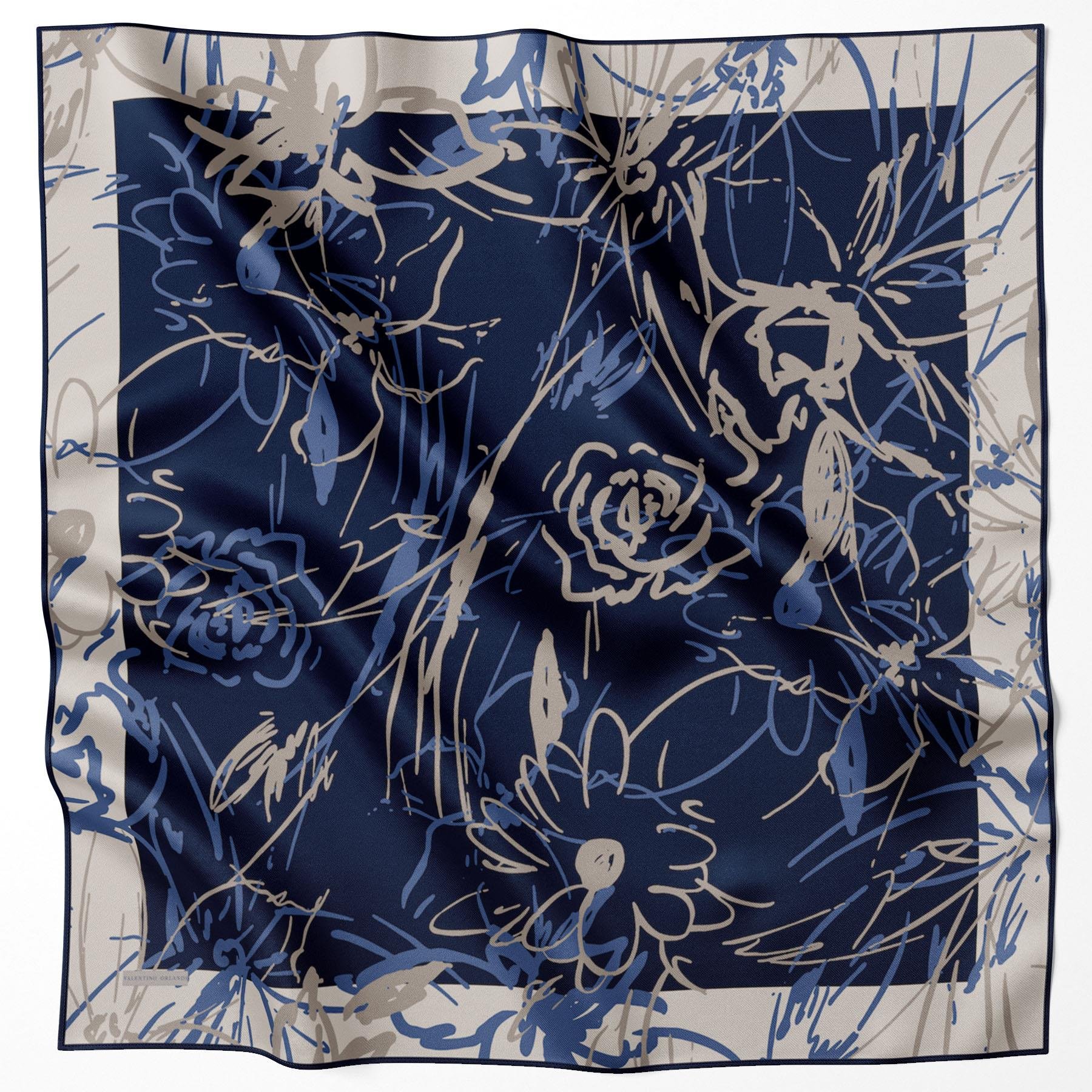 Valentino Orlandi Desenli Milano Eşarp - 51355-30