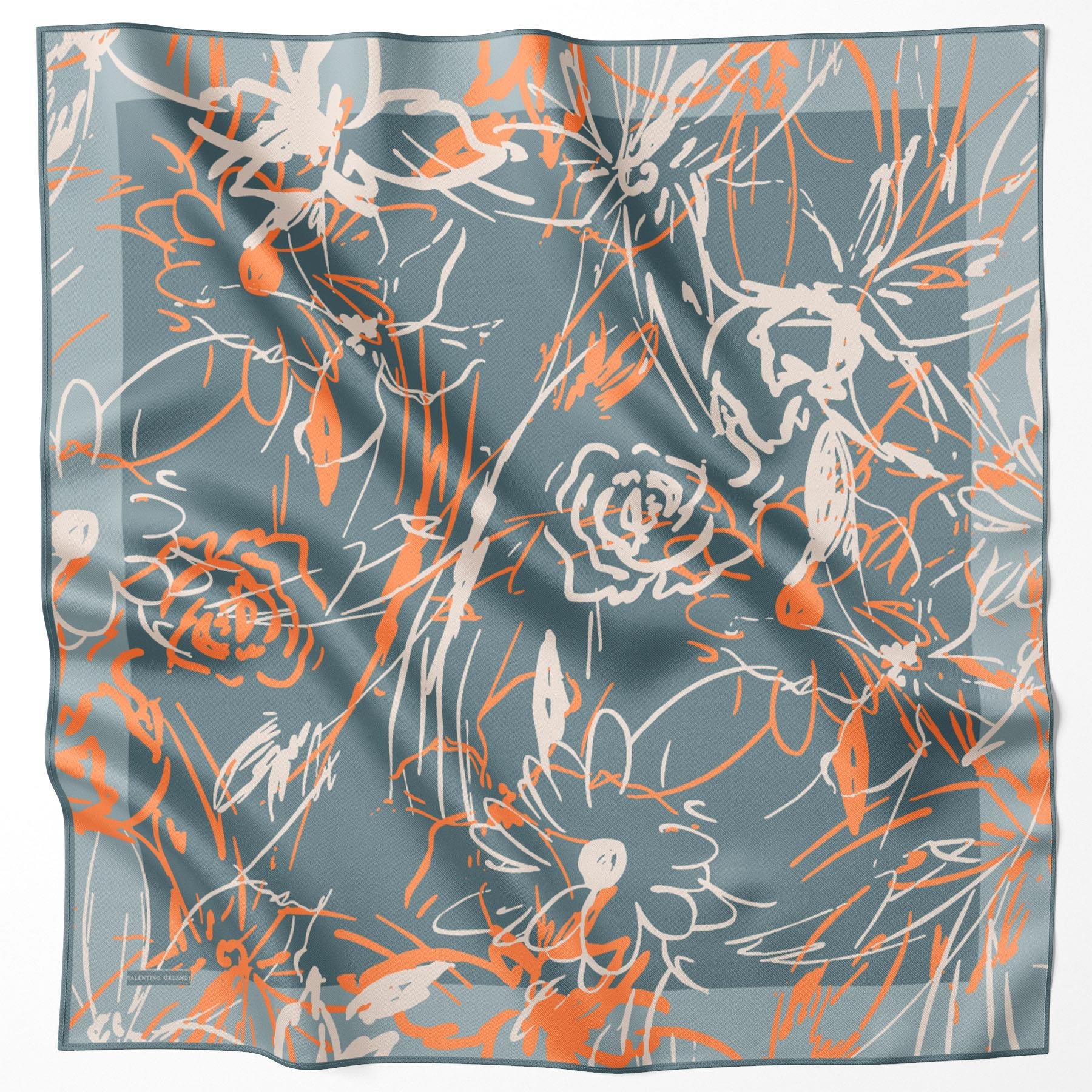 Valentino Orlandi Desenli Milano Eşarp - 51355-17