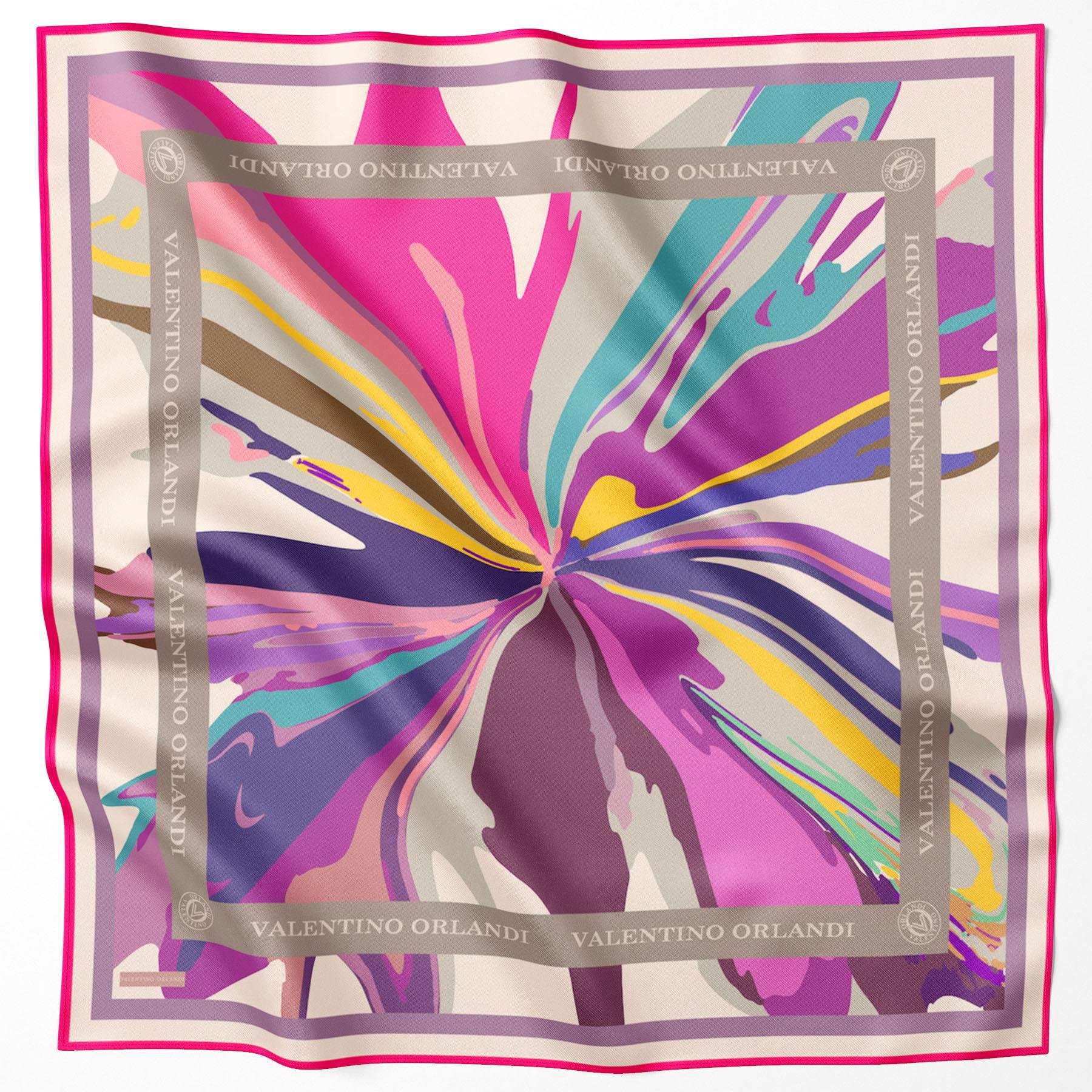 Valentino Orlandi Desenli Milano Eşarp - 51995-10