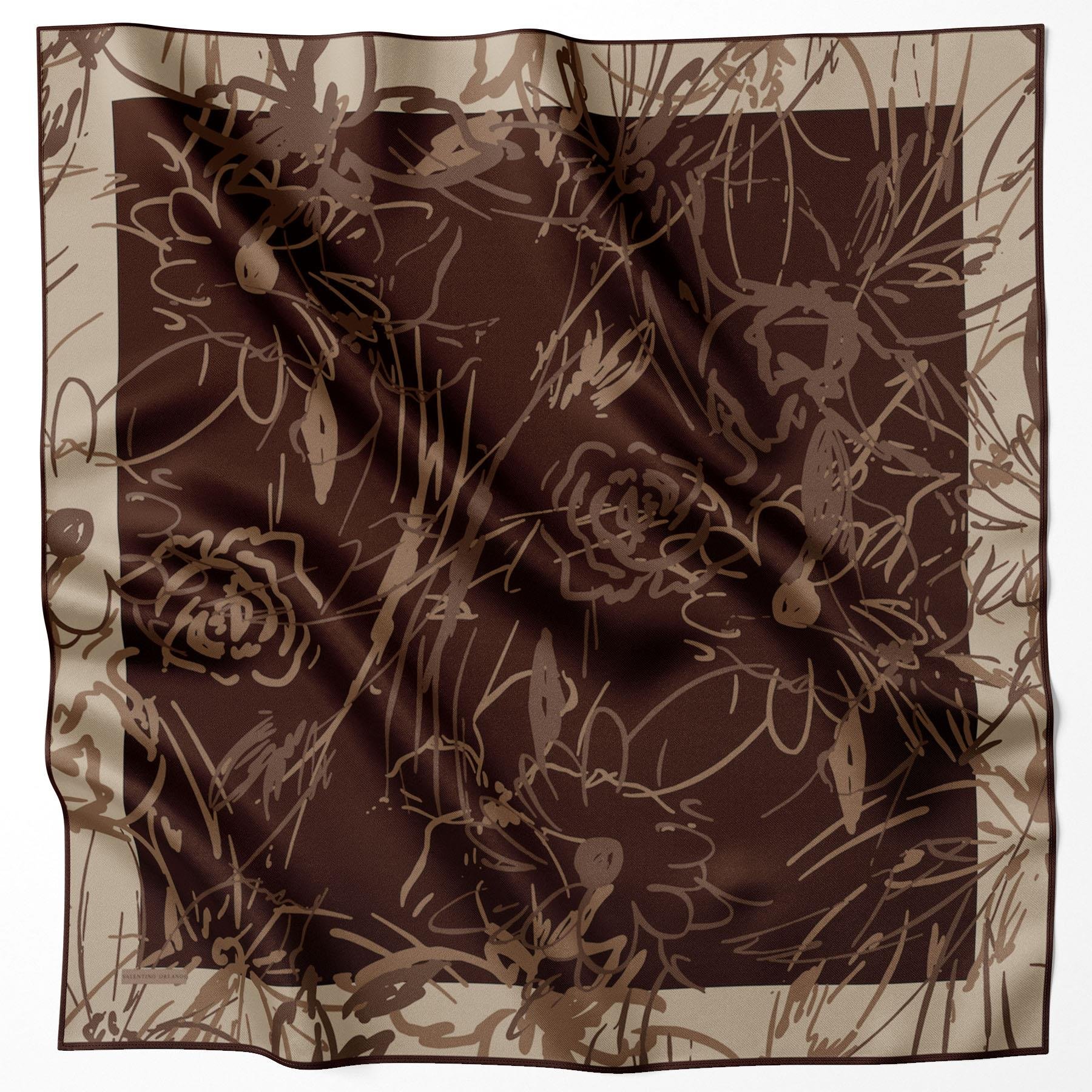 Valentino Orlandi Desenli Milano Eşarp - 51355-29