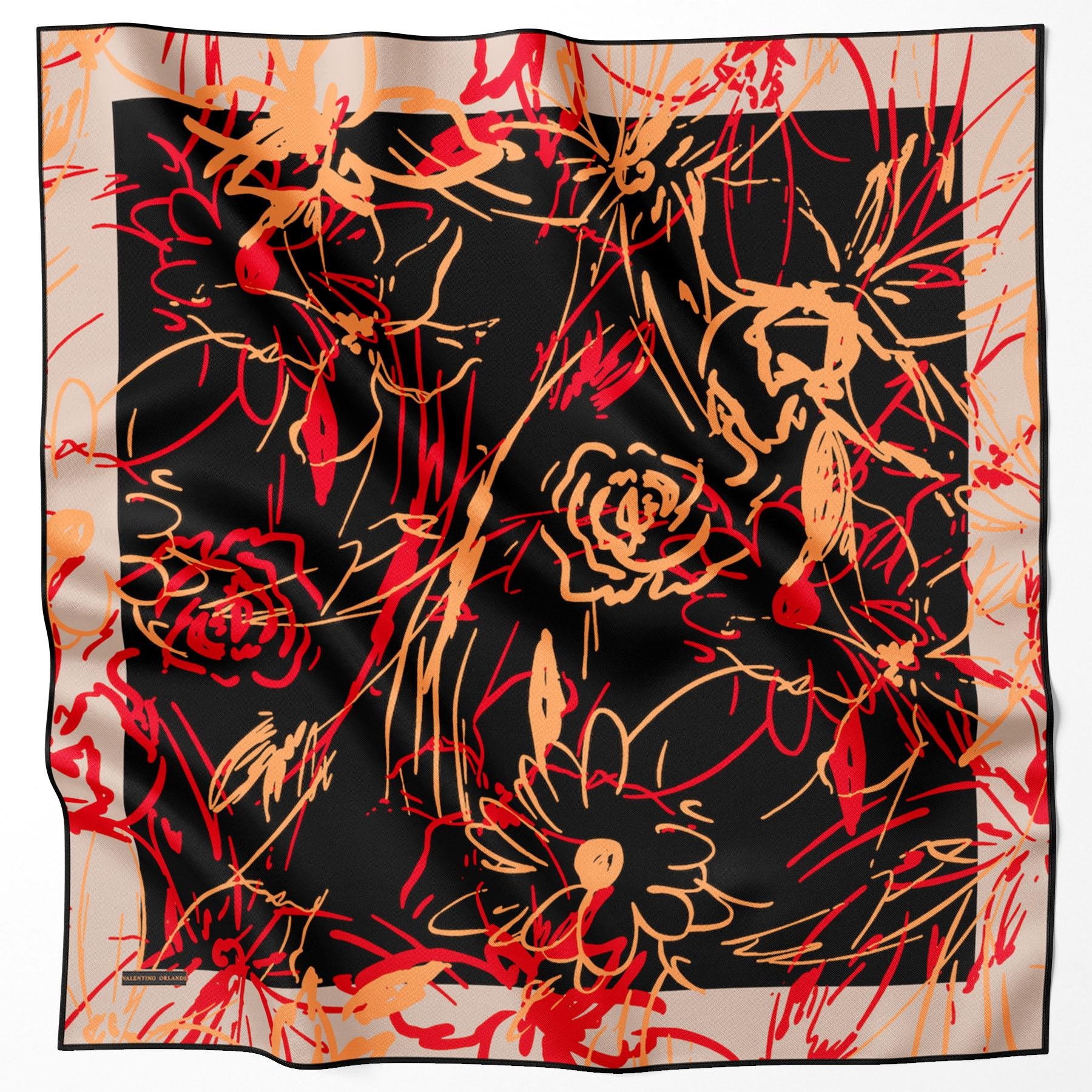 Valentino Orlandi Desenli Milano Eşarp - 51355-25