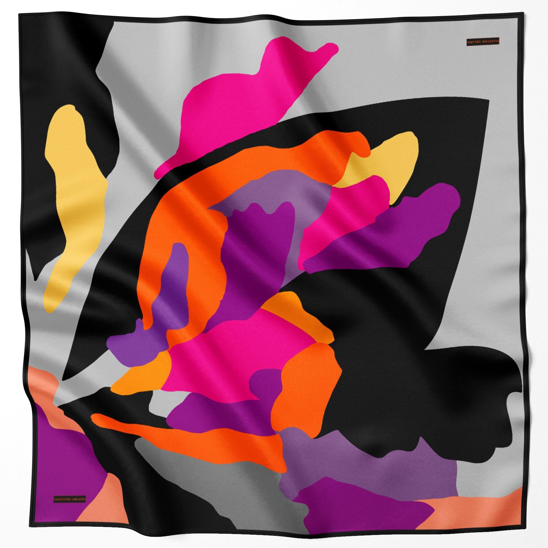 Valentino Orlandi Desenli Milano Eşarp - 51895-07