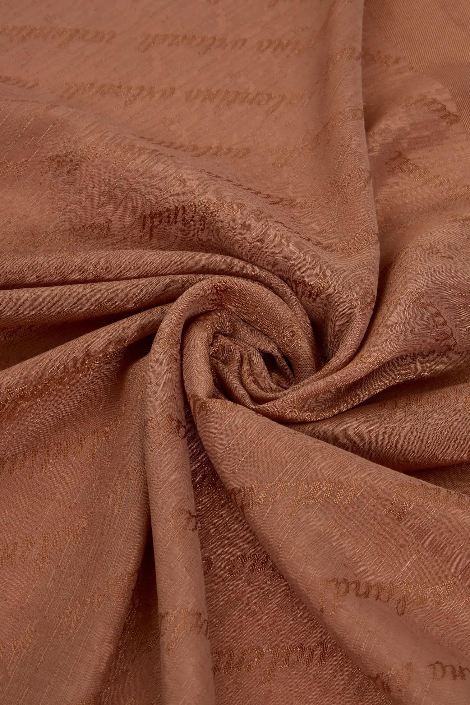 Valentino Orlandi Siena, Jakarlı Şal - İmza Desen - 17 - Şeftali