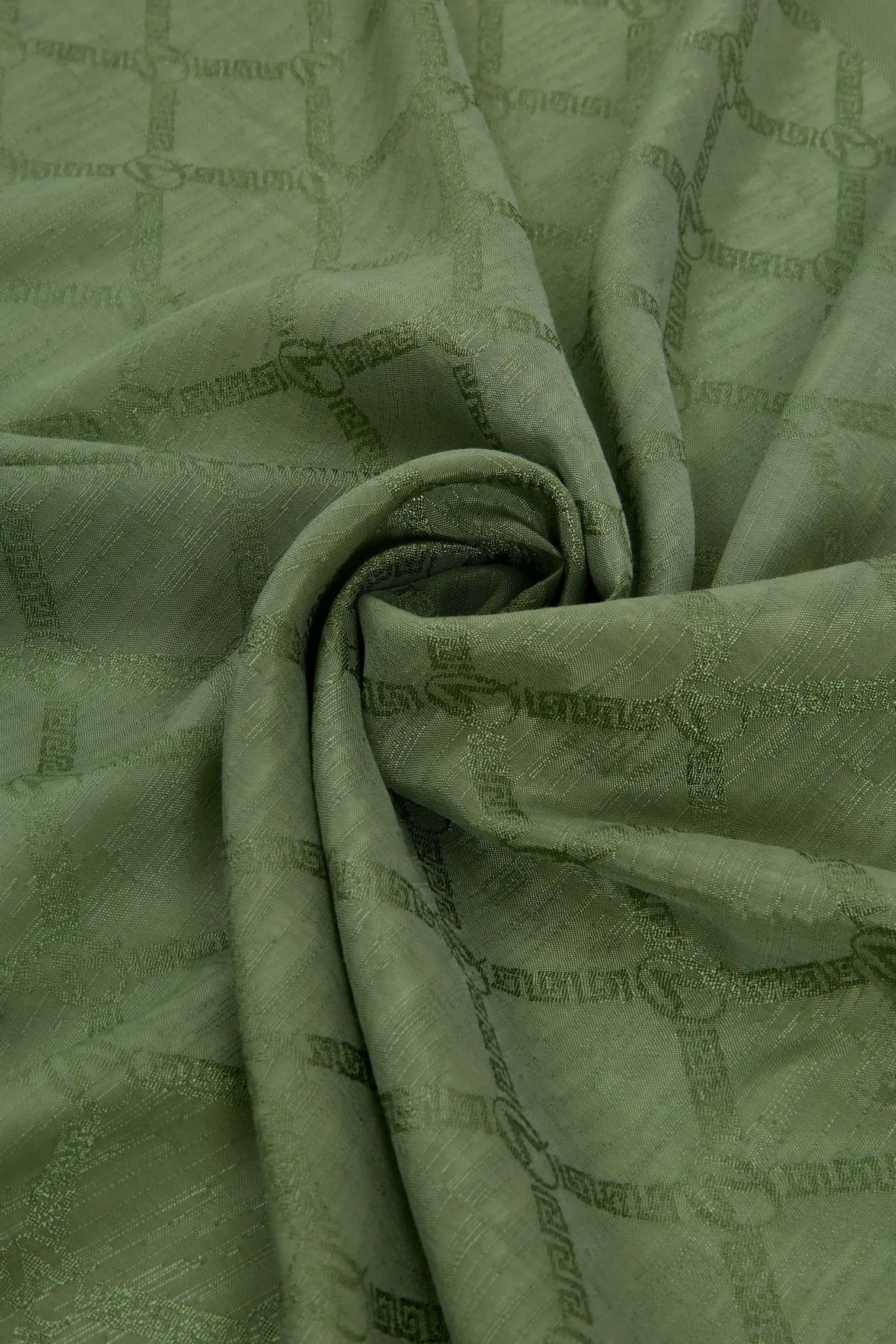 Valentino Orlandi Siena, Jakarlı Şal - Logo Desen - 07 - Çağla Yeşili