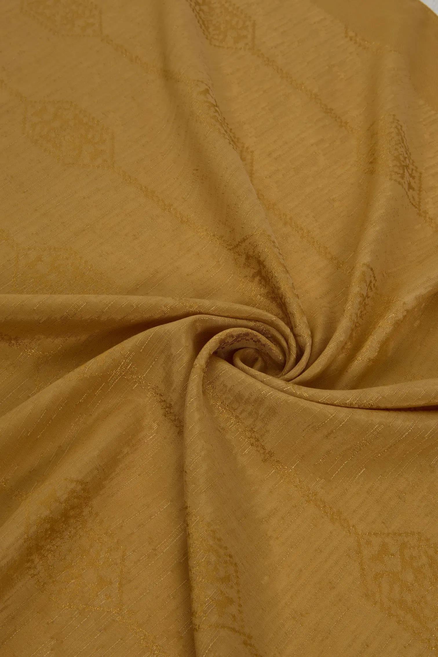 Valentino Orlandi Siena, Jakarlı Şal - Motif Desen - 11 - Gold