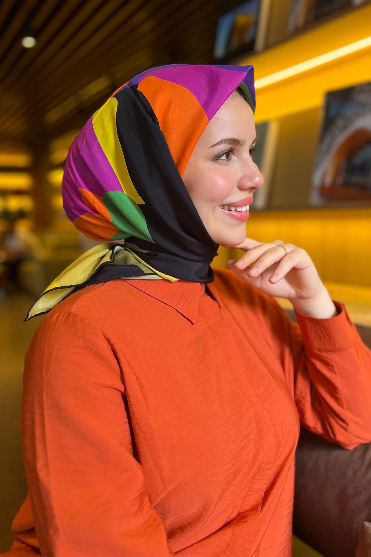 Viskon Floş, Milano Eşarp - 51895-02