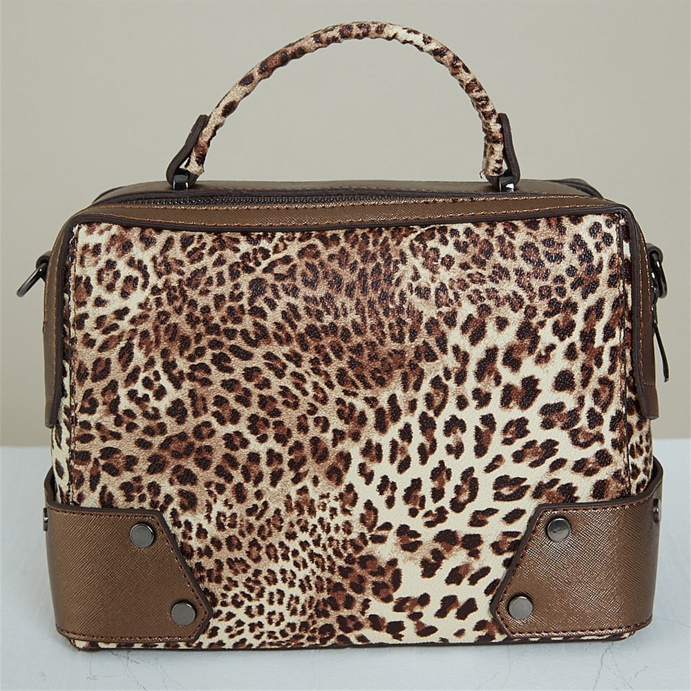 Zühre Çanta - Z0235 - Leopar Desenli