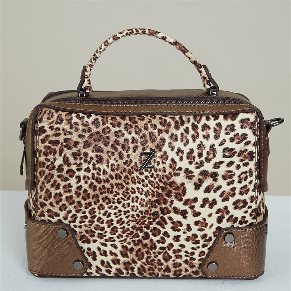Zühre Çanta - Z0235 - Leopar Desenli