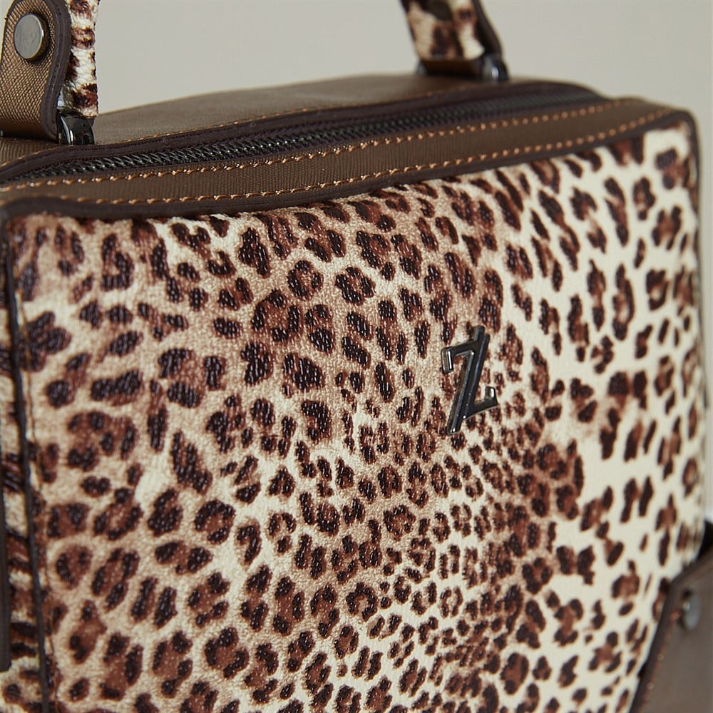 Zühre Çanta - Z0235 - Leopar Desenli