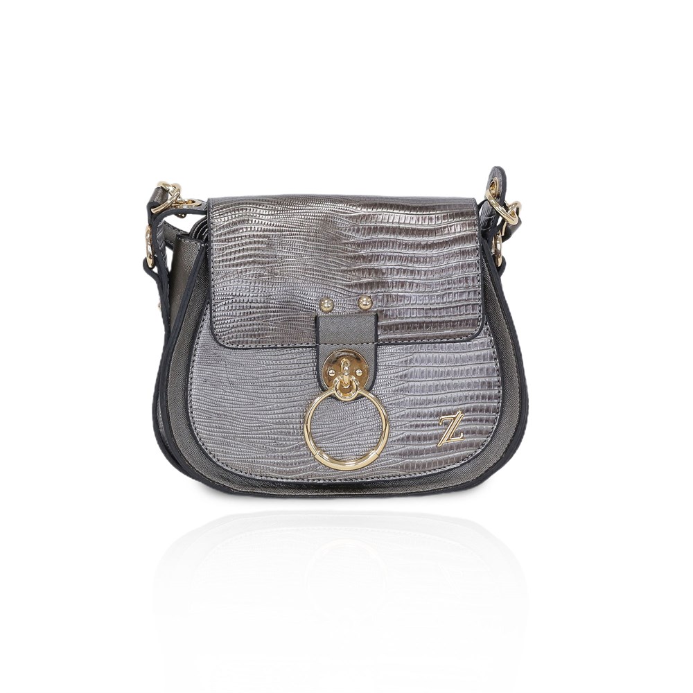 Zühre Çanta İguana Deri - Z0231 - Antrasit
