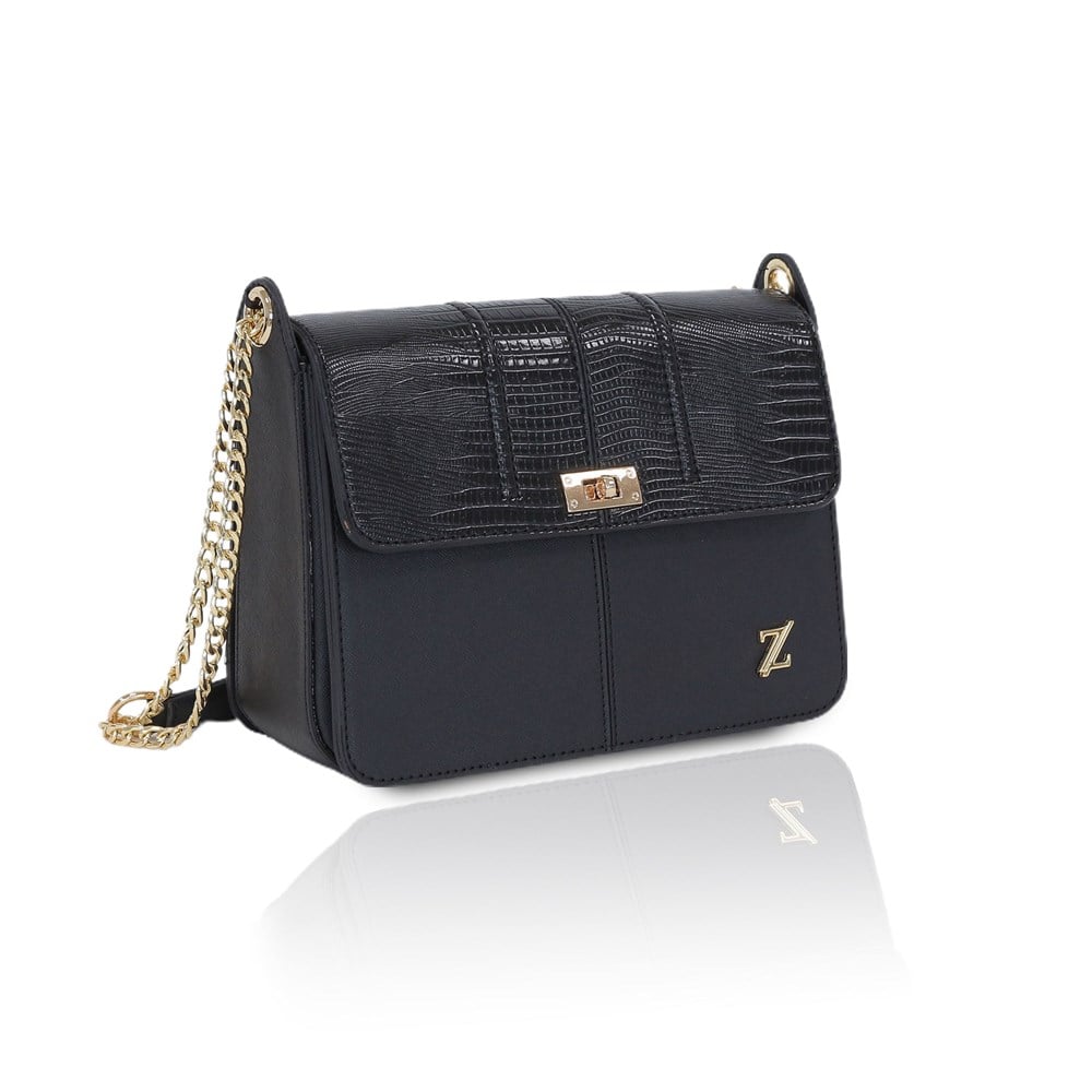 Zühre Çanta Lazer Deri - Z0199 - Siyah