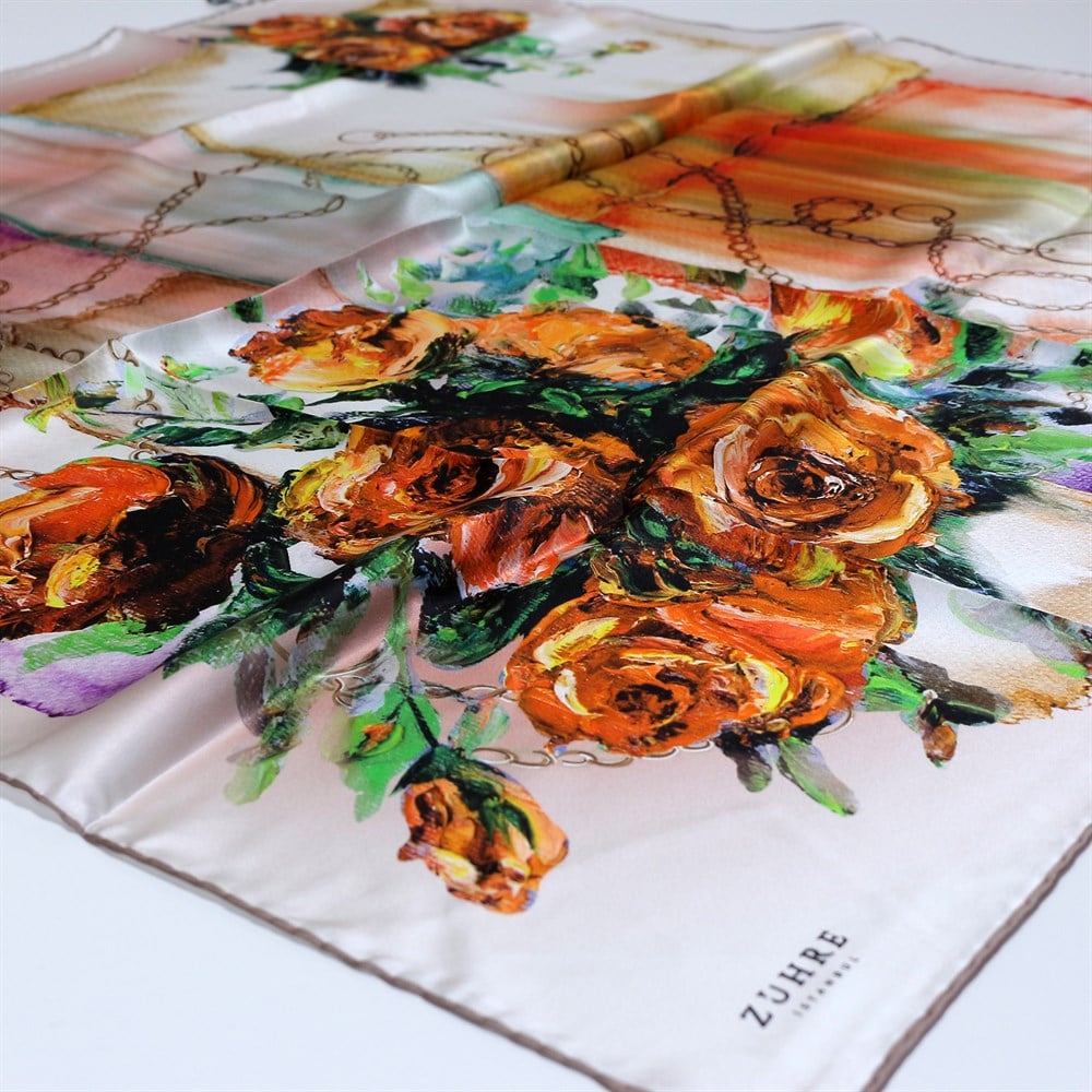 Zühre İpek Eşarp 2020 İlkbahar Yaz - Z4795 01 - Sura