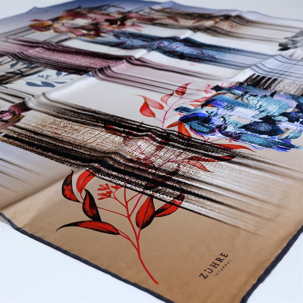 Zühre İpek Eşarp 2020 İlkbahar Yaz - Z4793 01 - Sura