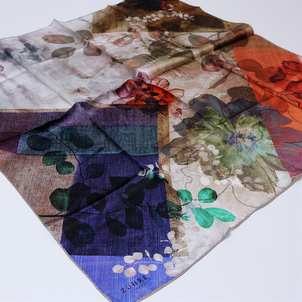 Zühre İpek Eşarp 2020 İlkbahar Yaz - Z4796 ORJ - Sura